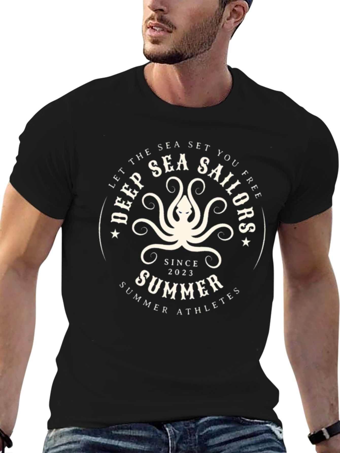 Deep Sea Sailors Graphic Tee - Summer Athletes Collection
