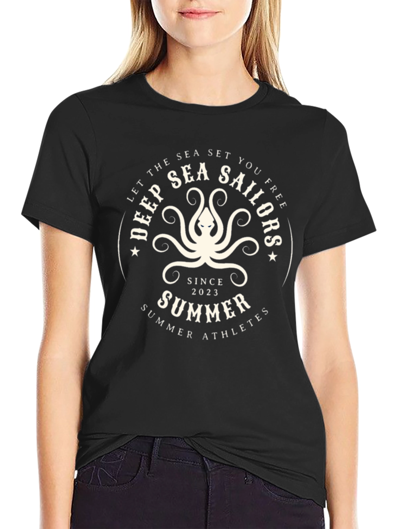 Deep Sea Sailors Graphic Tee - Summer Athletes Collection
