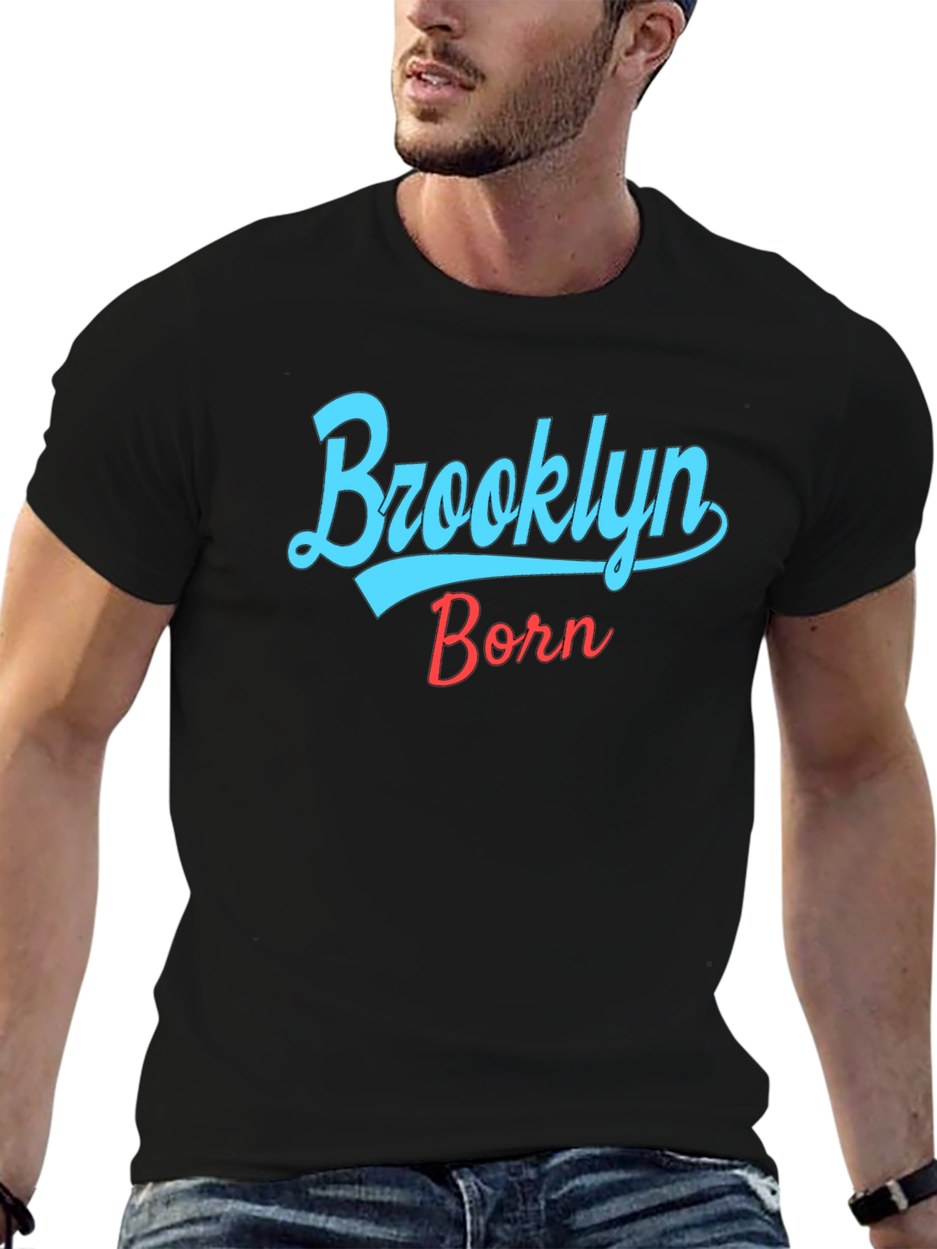 Brooklyn Born Graphic T-Shirt - Stylish City Pride Tee