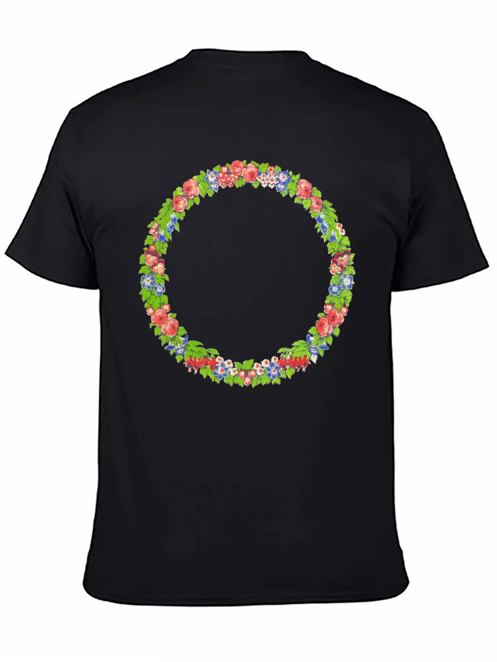 Wreath Essential Unisex Summer Tee – Soft Cotton Casual Fit