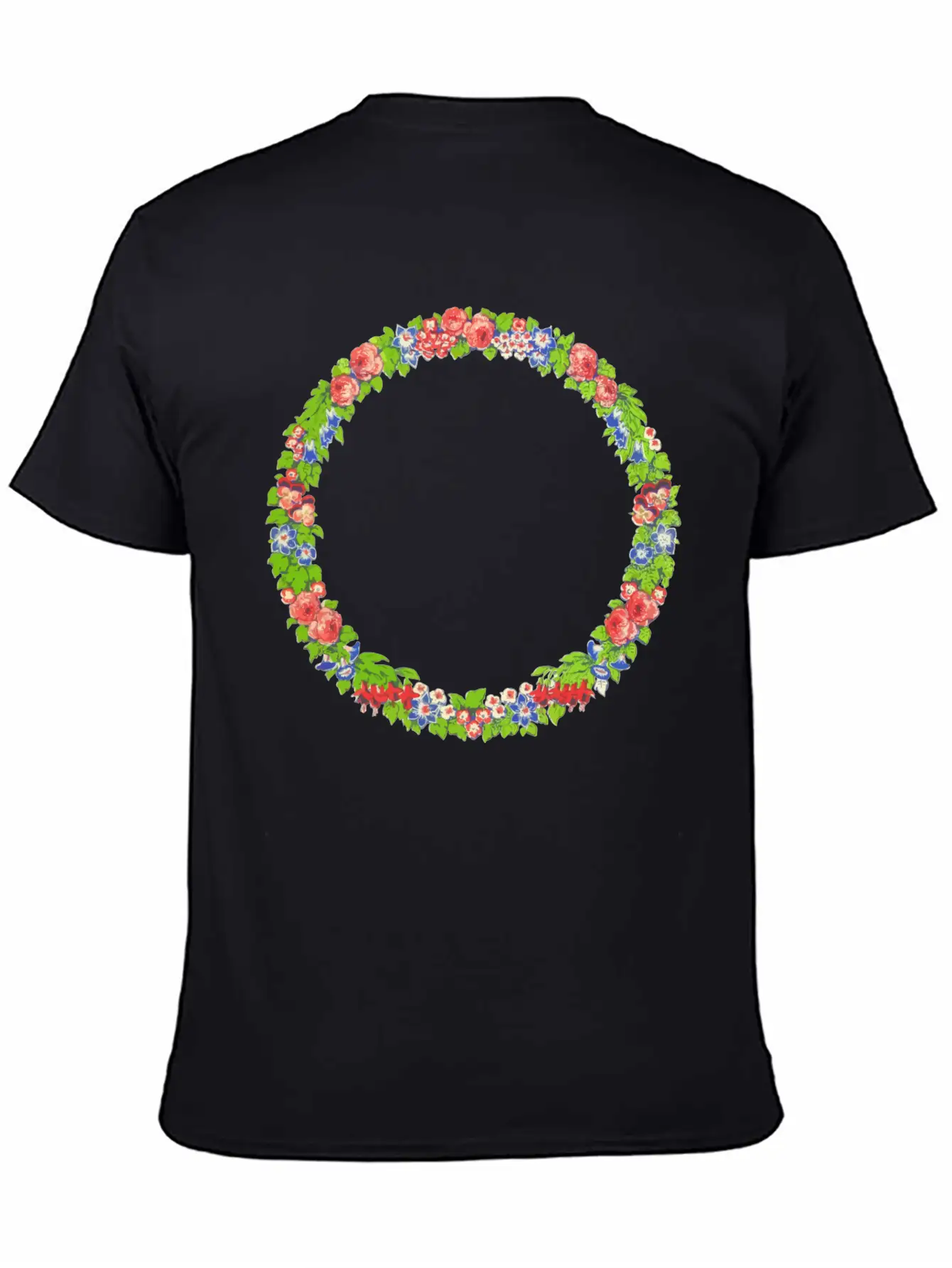 Wreath Essential Unisex Summer Tee – Soft Cotton Casual Fit