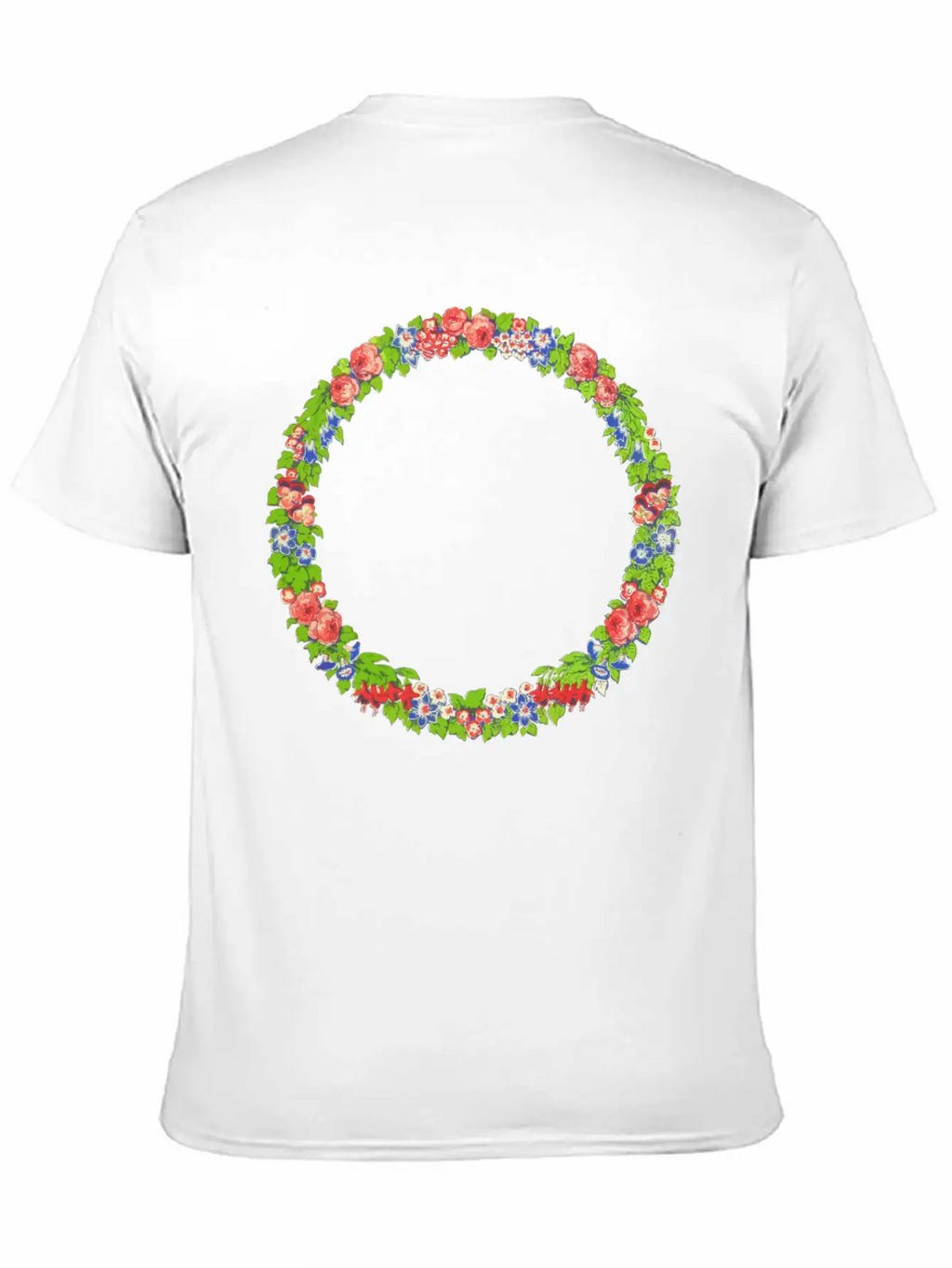 Wreath Essential Unisex Summer Tee – Soft Cotton Casual Fit