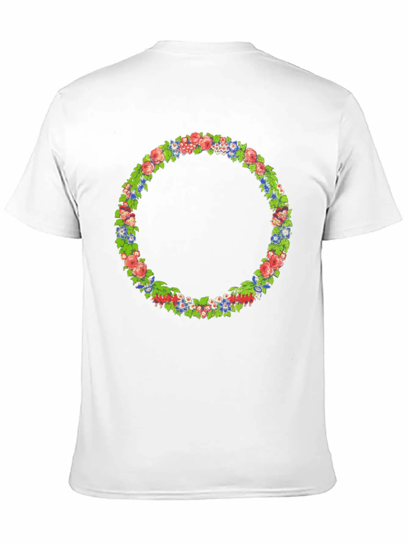 Wreath Essential Unisex Summer Tee – Soft Cotton Casual Fit