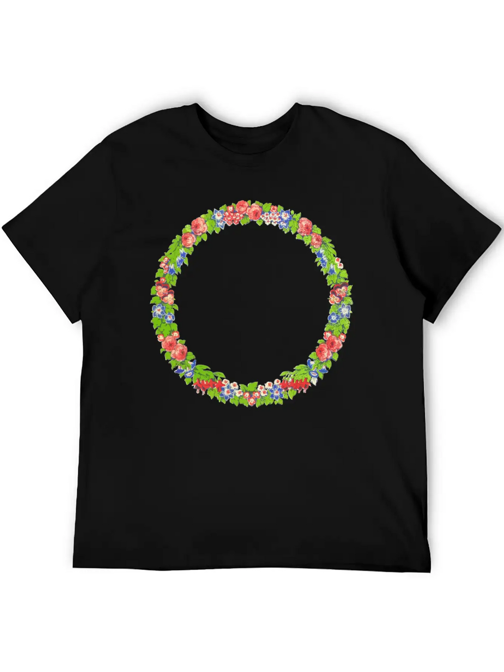 Wreath Essential Unisex Summer Tee – Soft Cotton Casual Fit