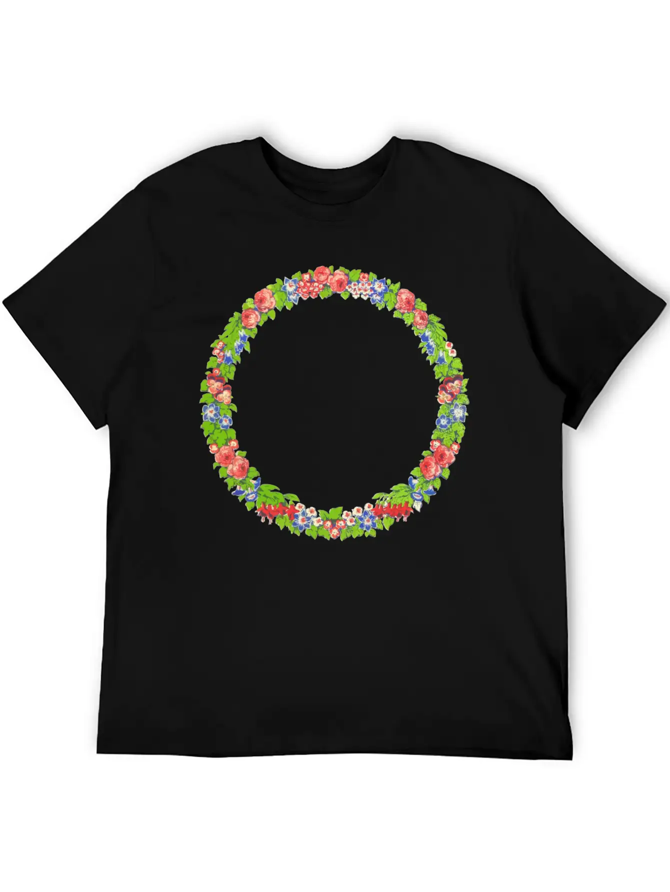 Wreath Essential Unisex Summer Tee – Soft Cotton Casual Fit