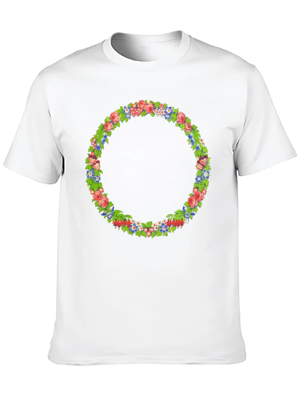 Wreath Essential Unisex Summer Tee – Soft Cotton Casual Fit