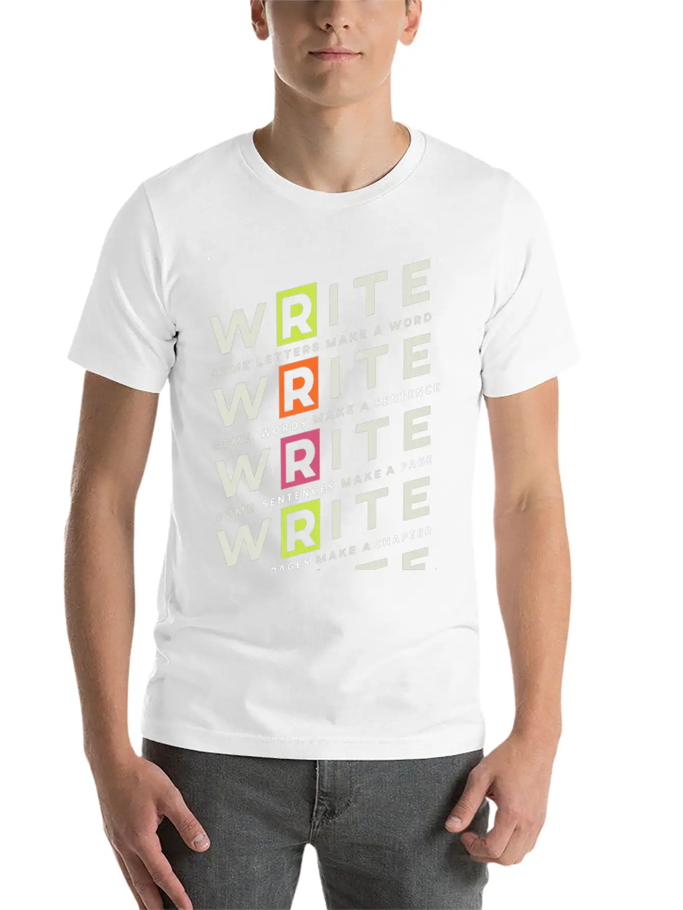 Write Write Write Writer Author Book Read Bookworm Classic Cotton Tee – Unisex Comfort For Any Season