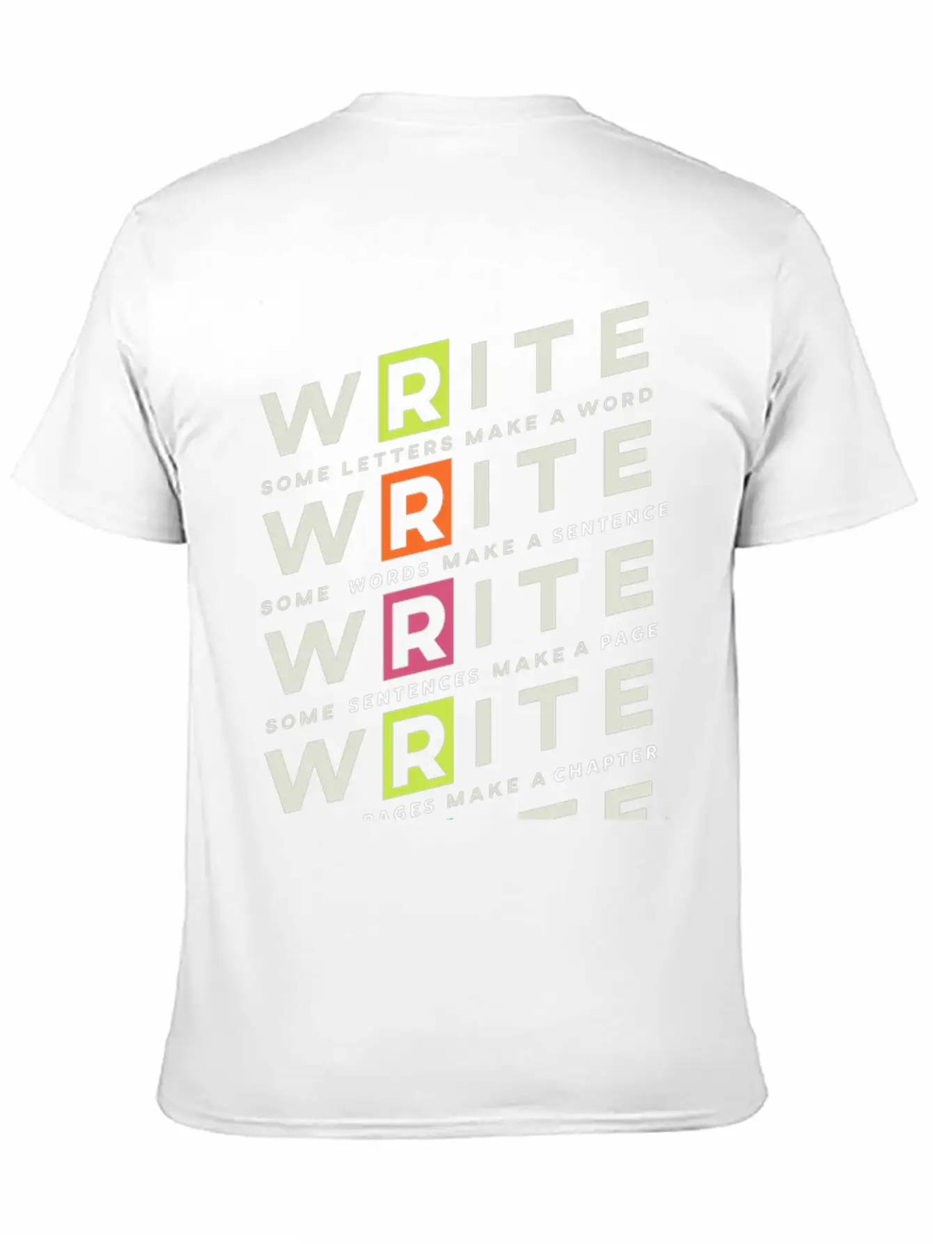 Write Write Write Writer Author Book Read Bookworm Classic Cotton Tee – Unisex Comfort For Any Season