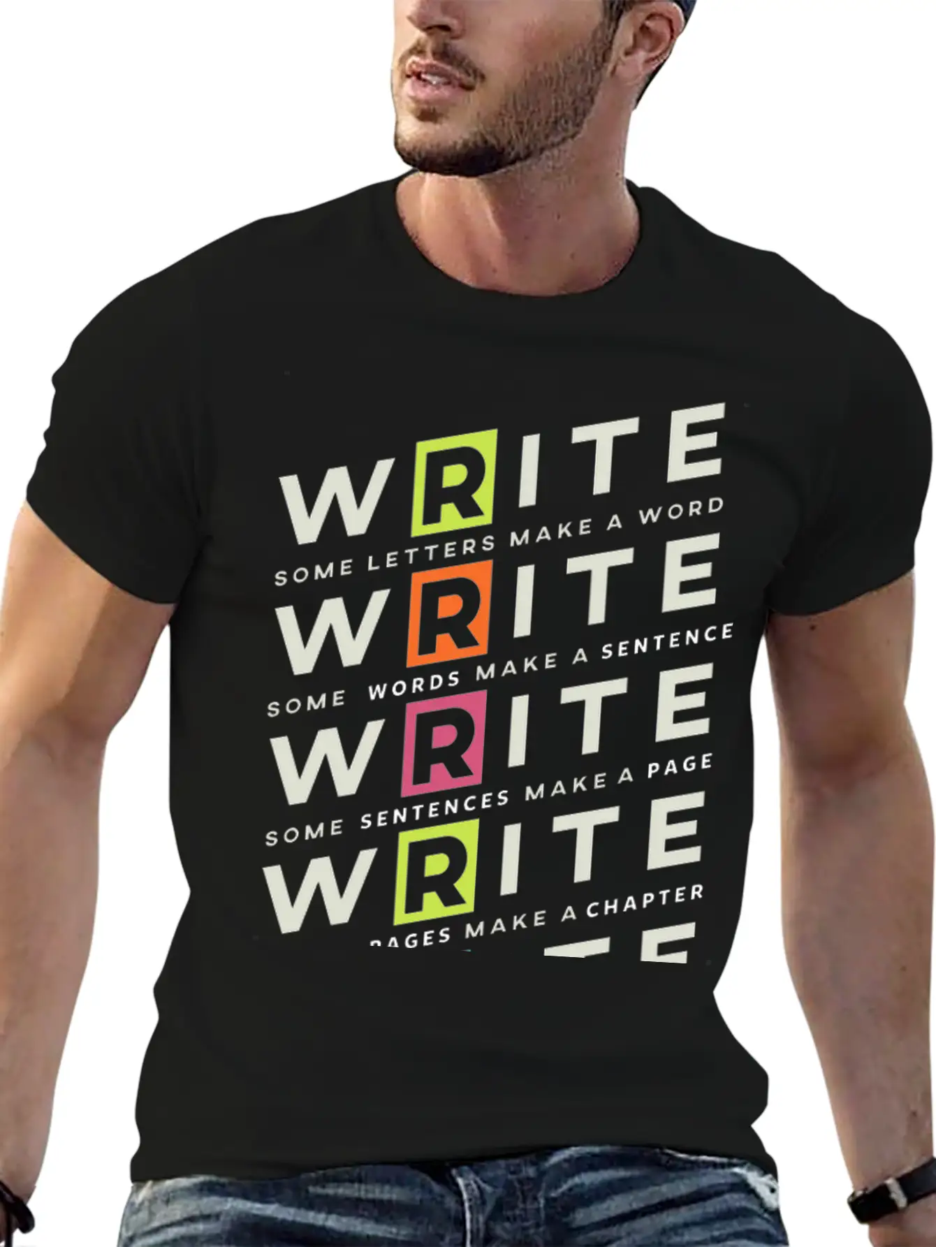 Write Write Write Writer Author Book Read Bookworm Classic Cotton Tee – Unisex Comfort For Any Season