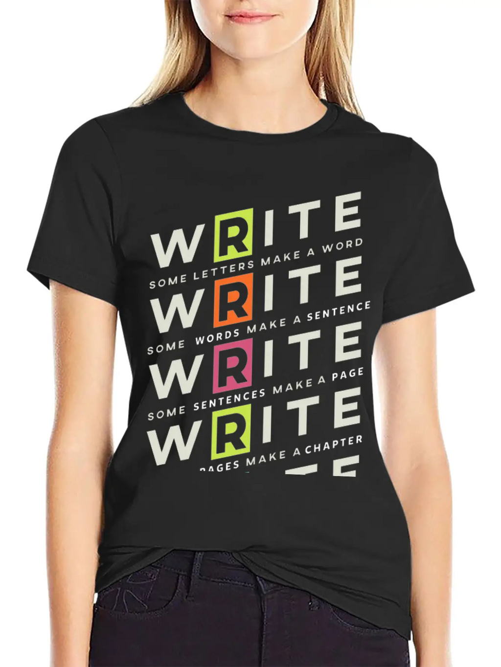 Write Write Write Writer Author Book Read Bookworm Classic Cotton Tee – Unisex Comfort For Any Season