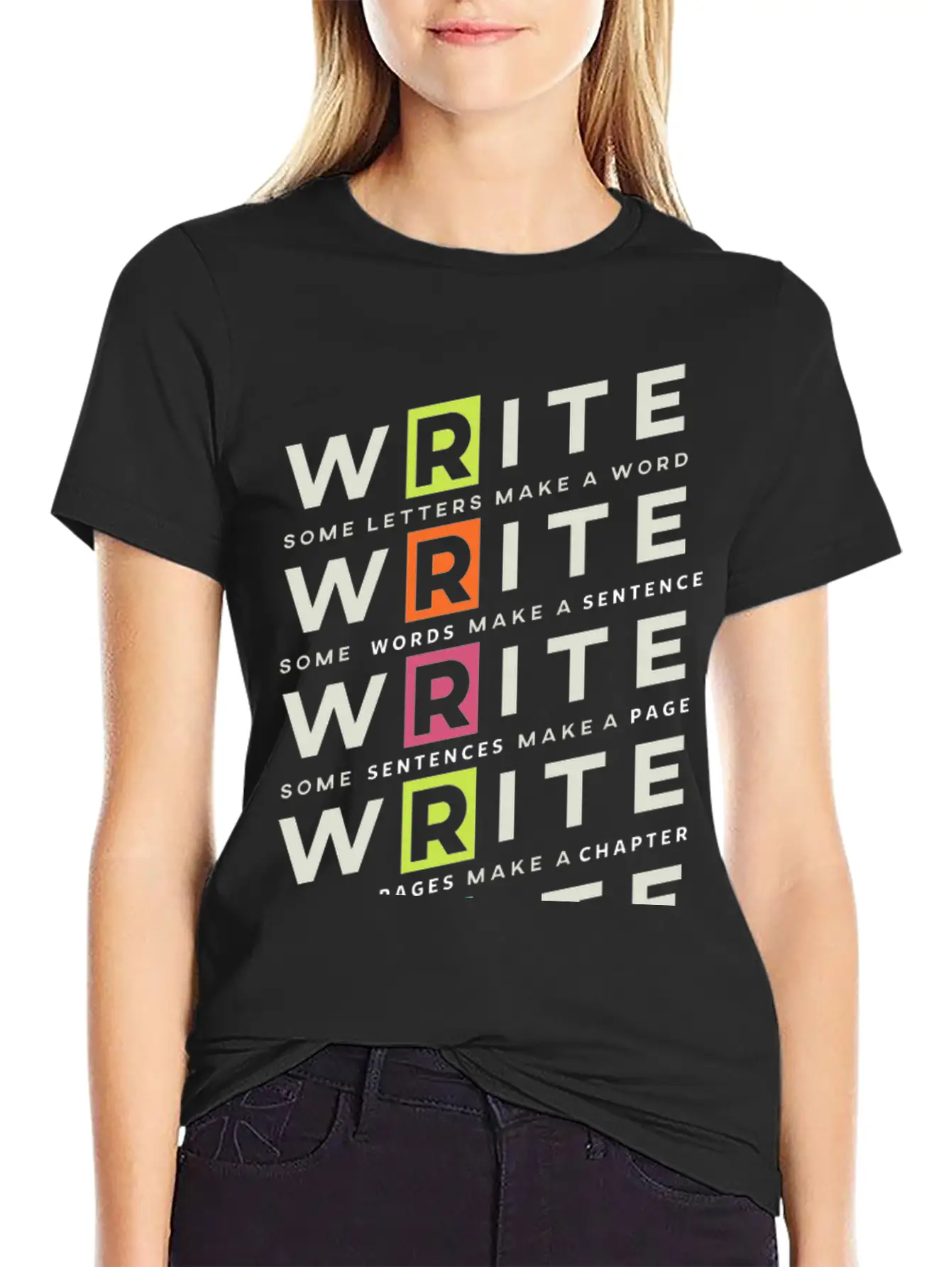 Write Write Write Writer Author Book Read Bookworm Classic Cotton Tee – Unisex Comfort For Any Season