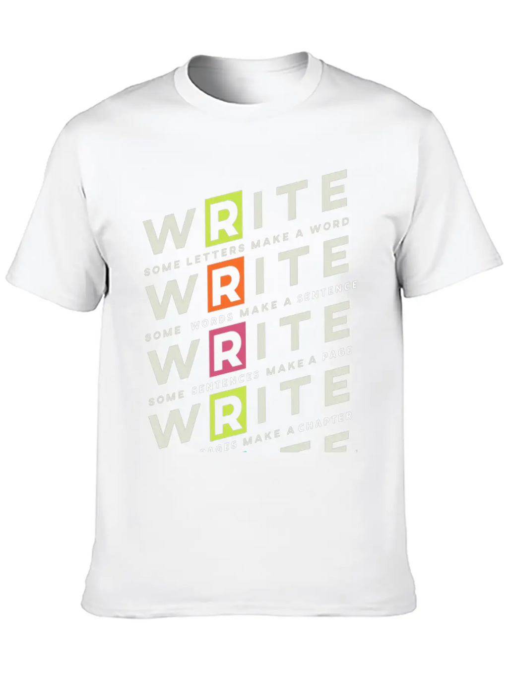 Write Write Write Writer Author Book Read Bookworm Classic Cotton Tee – Unisex Comfort For Any Season