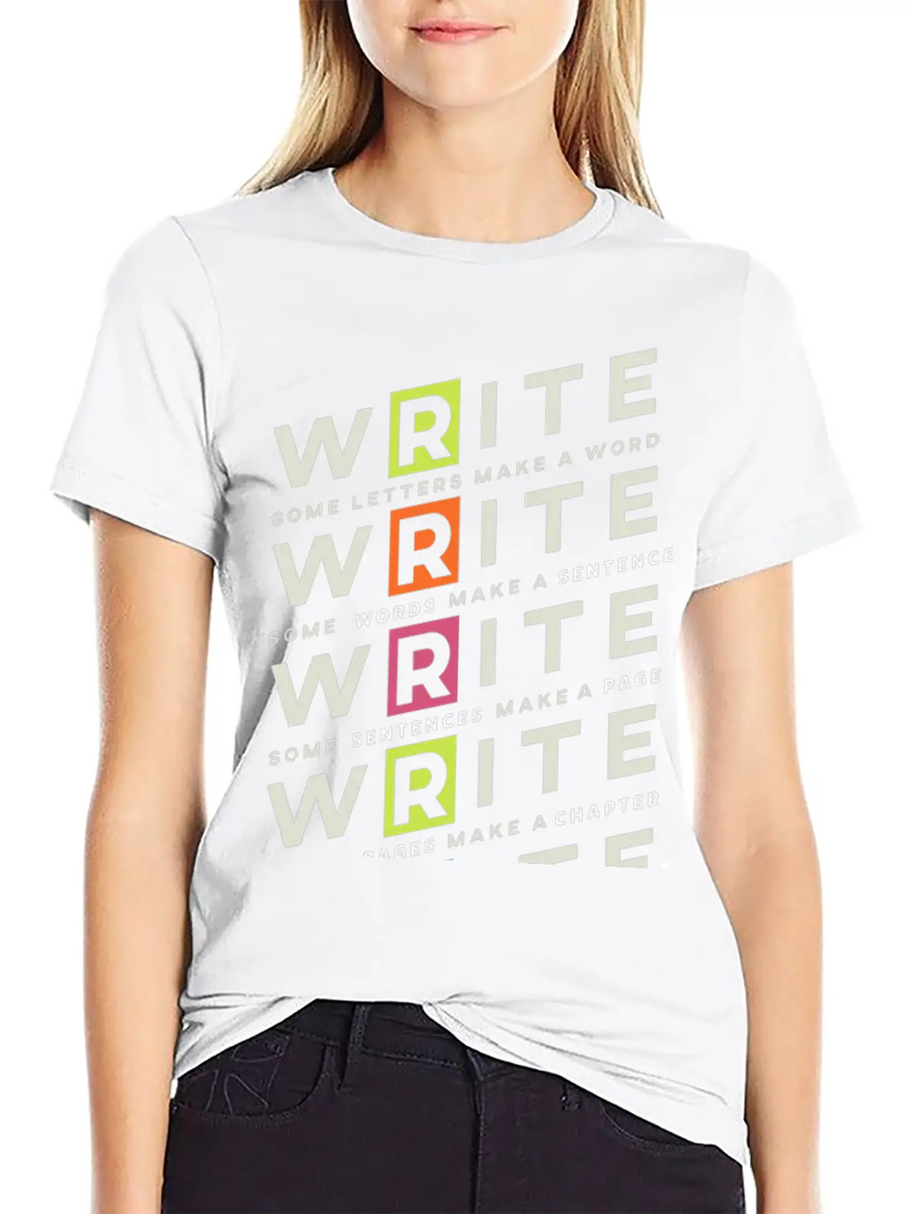 Write Write Write Writer Author Book Read Bookworm Classic Cotton Tee – Unisex Comfort For Any Season