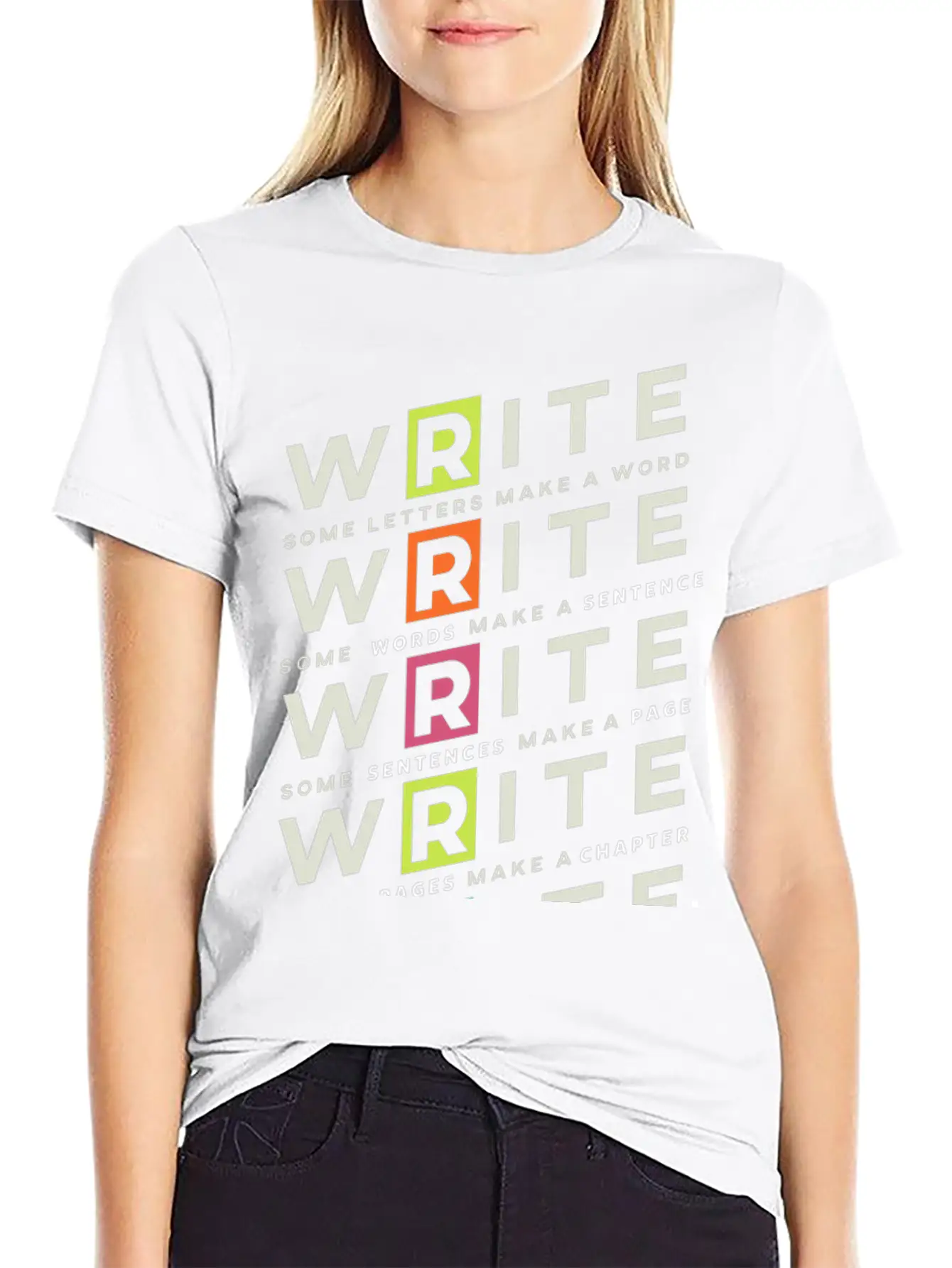 Write Write Write Writer Author Book Read Bookworm Classic Cotton Tee – Unisex Comfort For Any Season