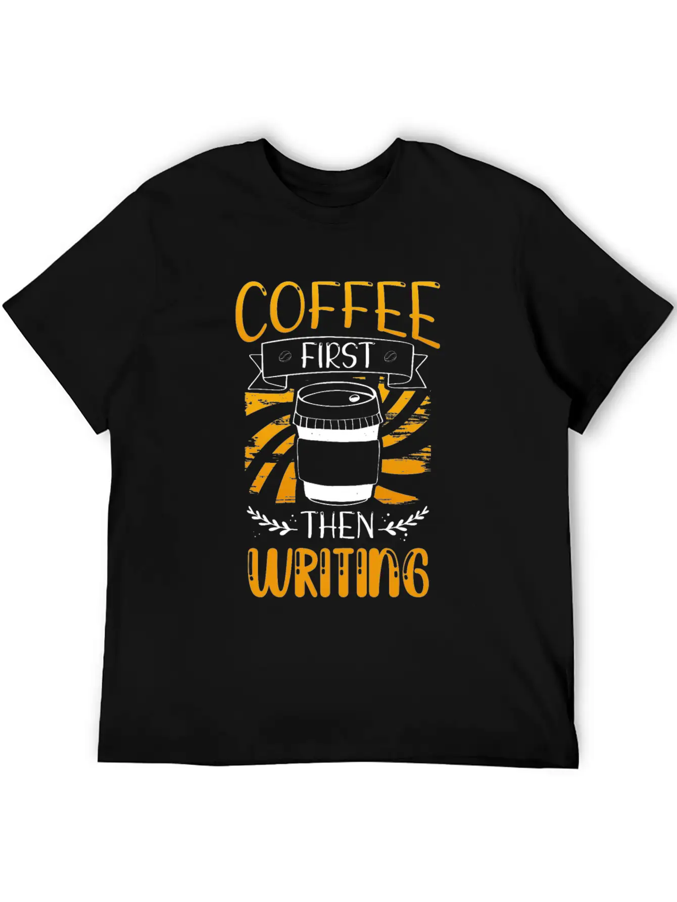 Writer Gift Coffee First Then Writing Classic Cotton Tee – Unisex Comfort For Any Season