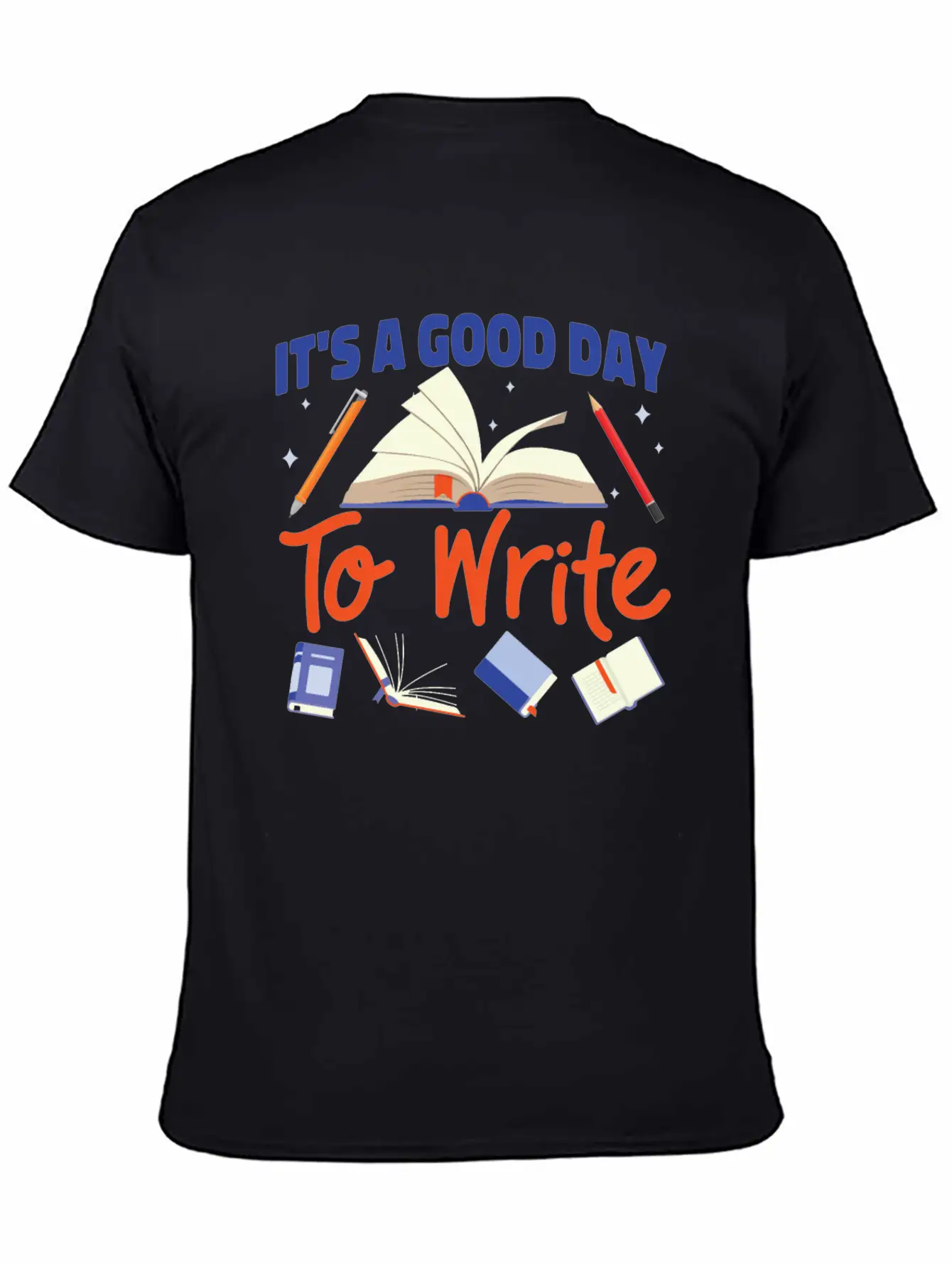 Writing Book Novel Writer & Classic Cotton Tee – Unisex Comfort For Any Season
