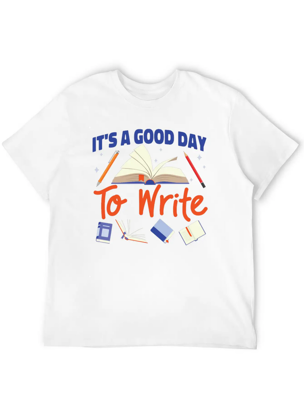 Writing Book Novel Writer & Classic Cotton Tee – Unisex Comfort For Any Season