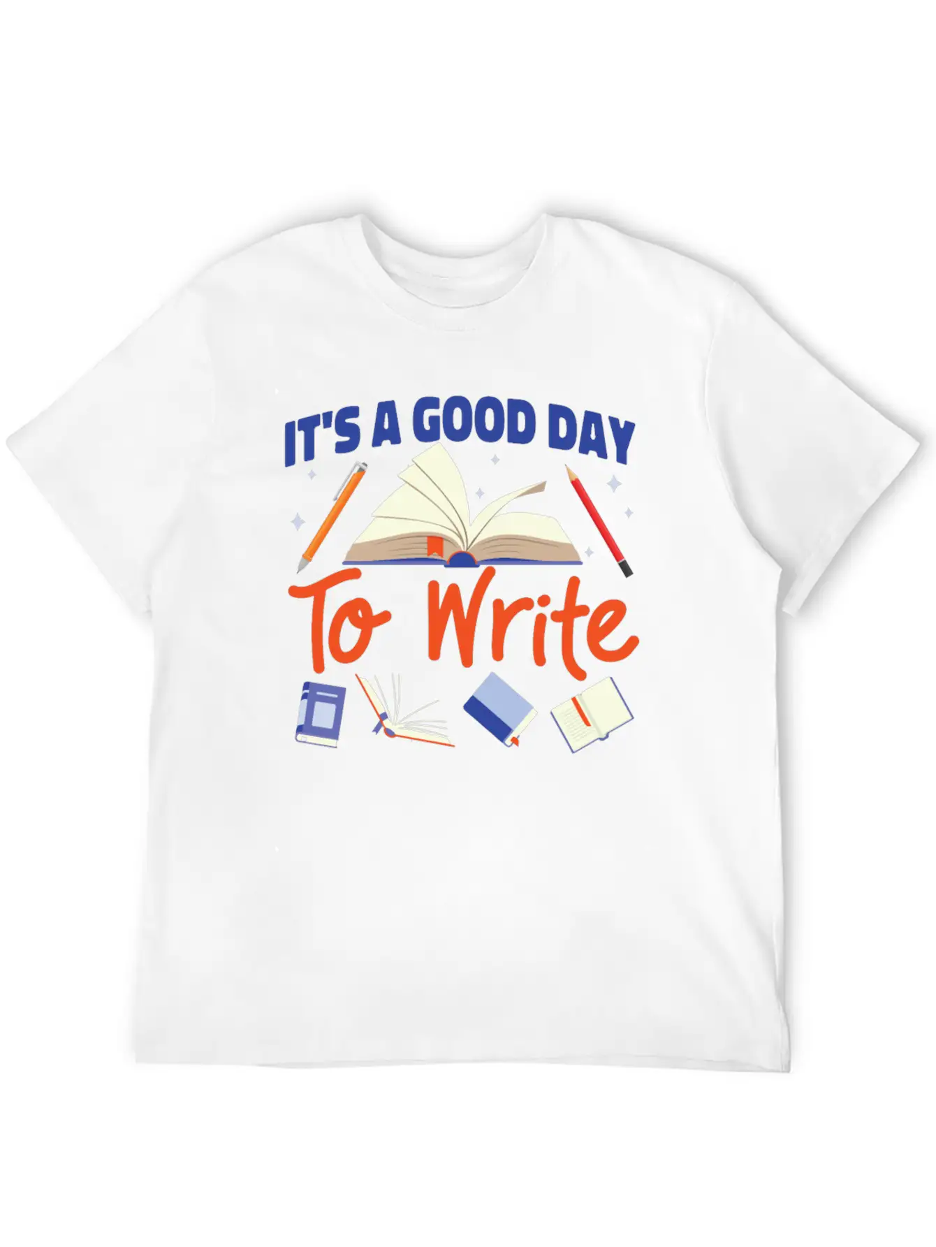 Writing Book Novel Writer & Classic Cotton Tee – Unisex Comfort For Any Season