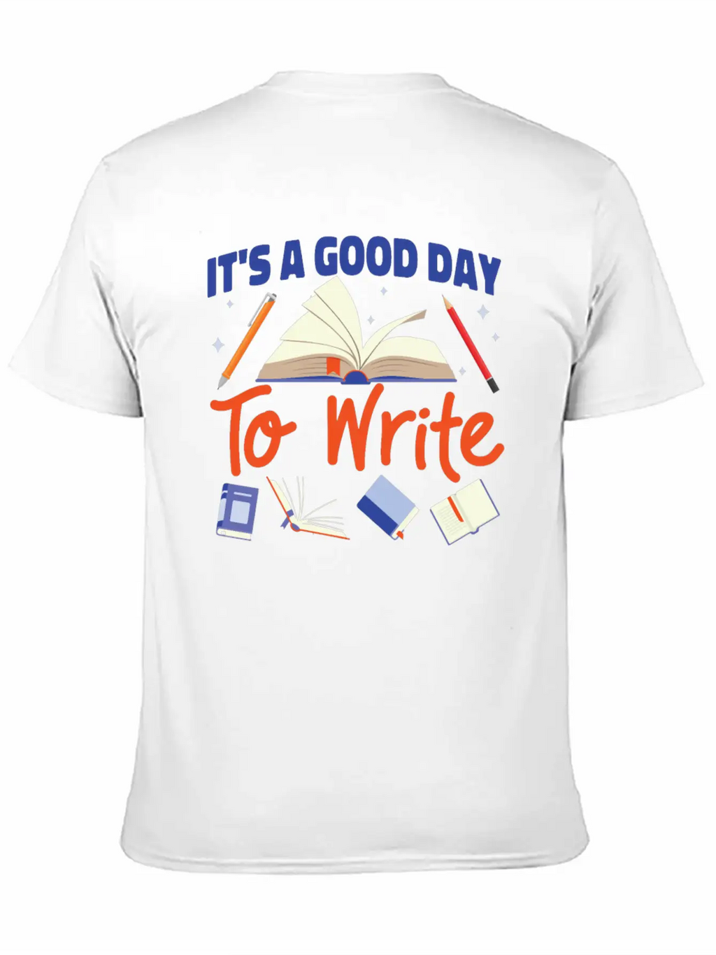 Writing Book Novel Writer & Classic Cotton Tee – Unisex Comfort For Any Season
