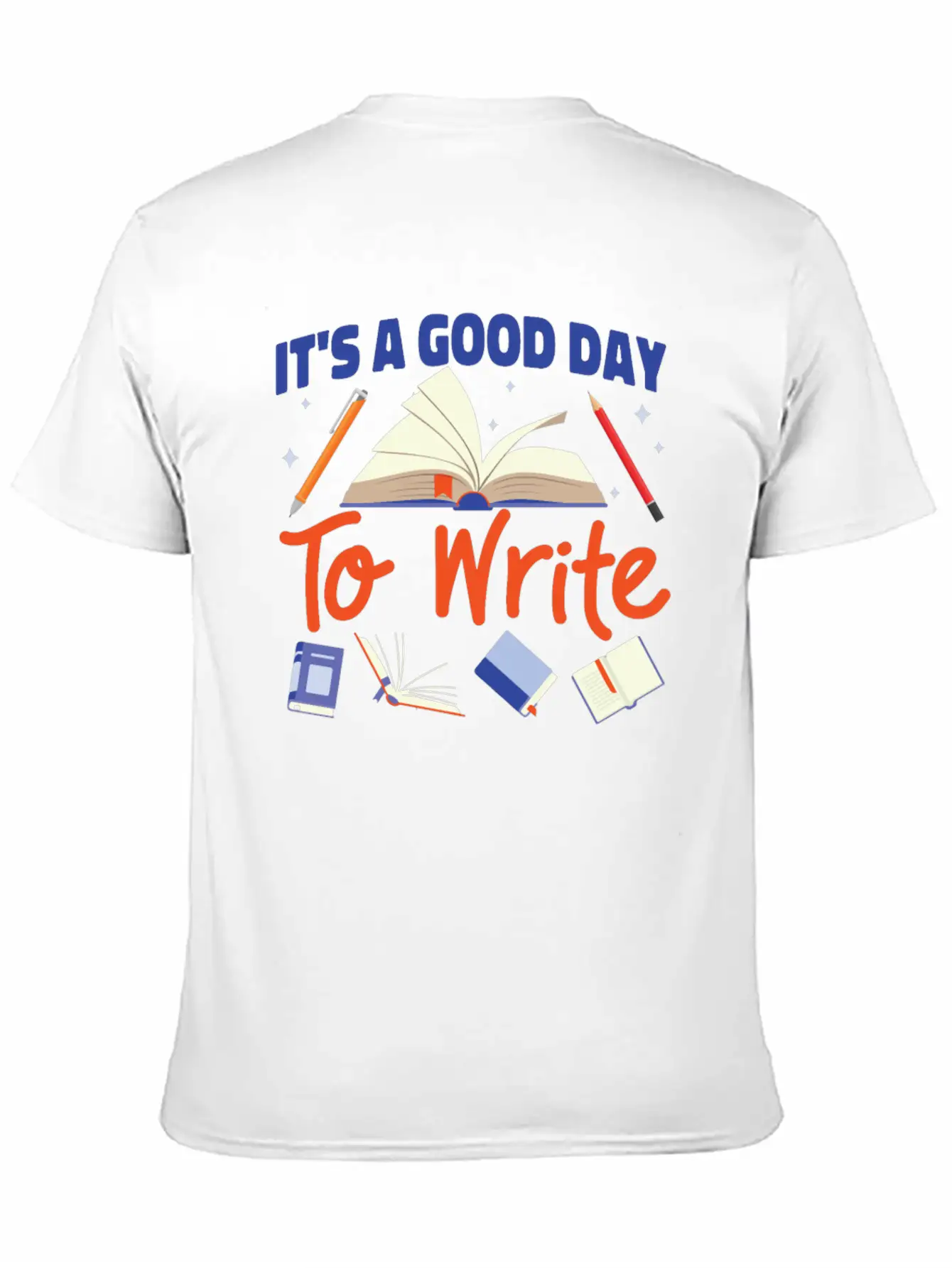 Writing Book Novel Writer & Classic Cotton Tee – Unisex Comfort For Any Season