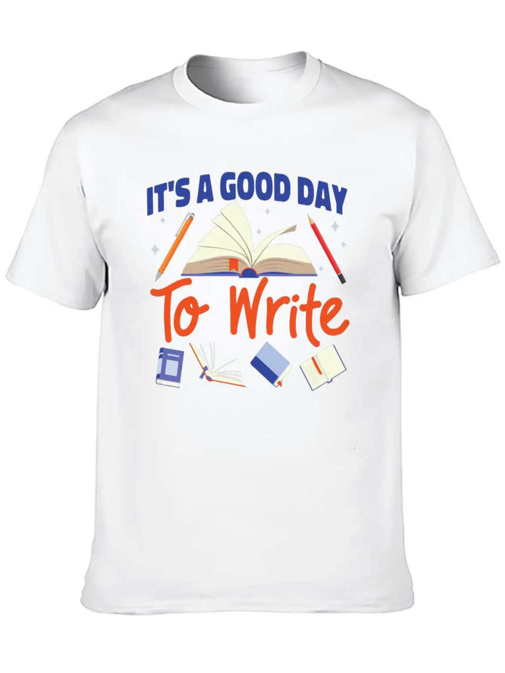 Writing Book Novel Writer & Classic Cotton Tee – Unisex Comfort For Any Season