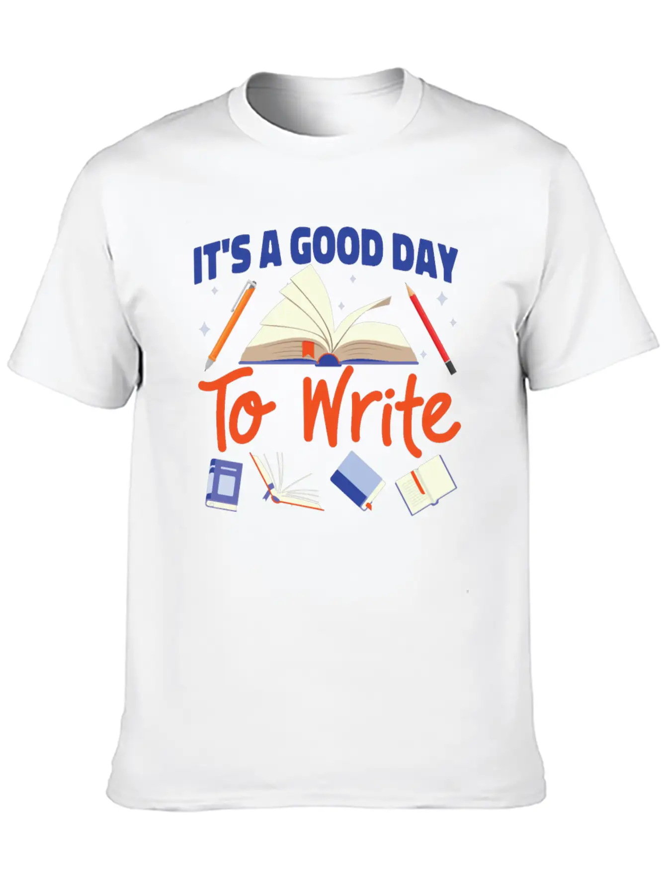 Writing Book Novel Writer & Classic Cotton Tee – Unisex Comfort For Any Season