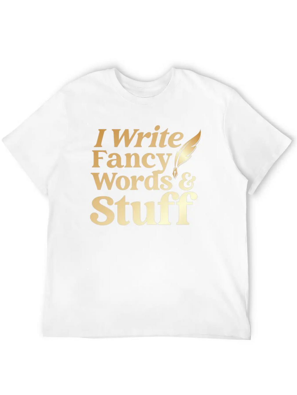 Writing Quill Novel Writer & Breathable Graphic T-Shirt – Perfect For Casual Days