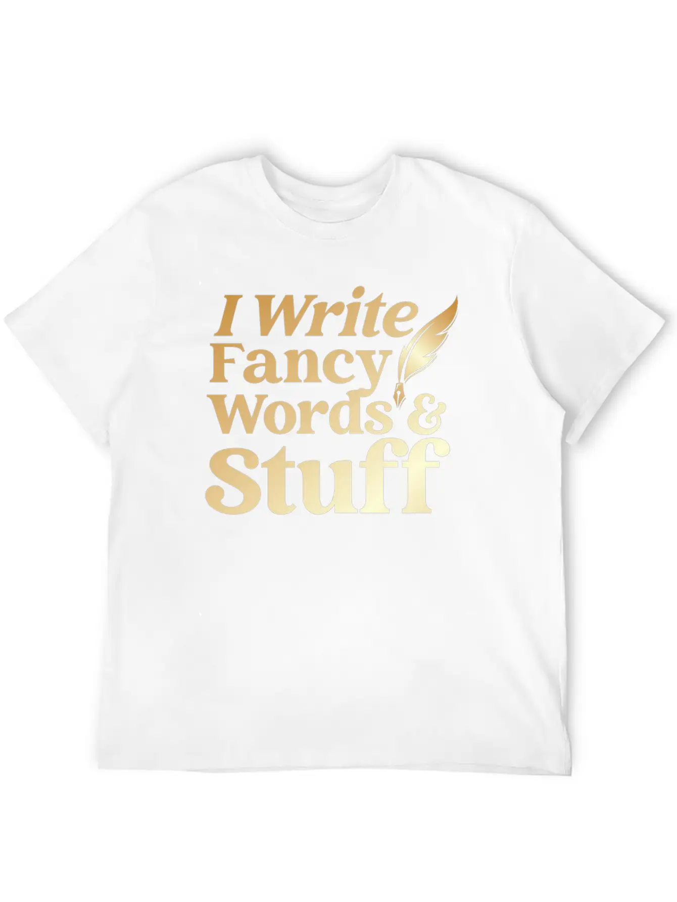 Writing Quill Novel Writer & Breathable Graphic T-Shirt – Perfect For Casual Days