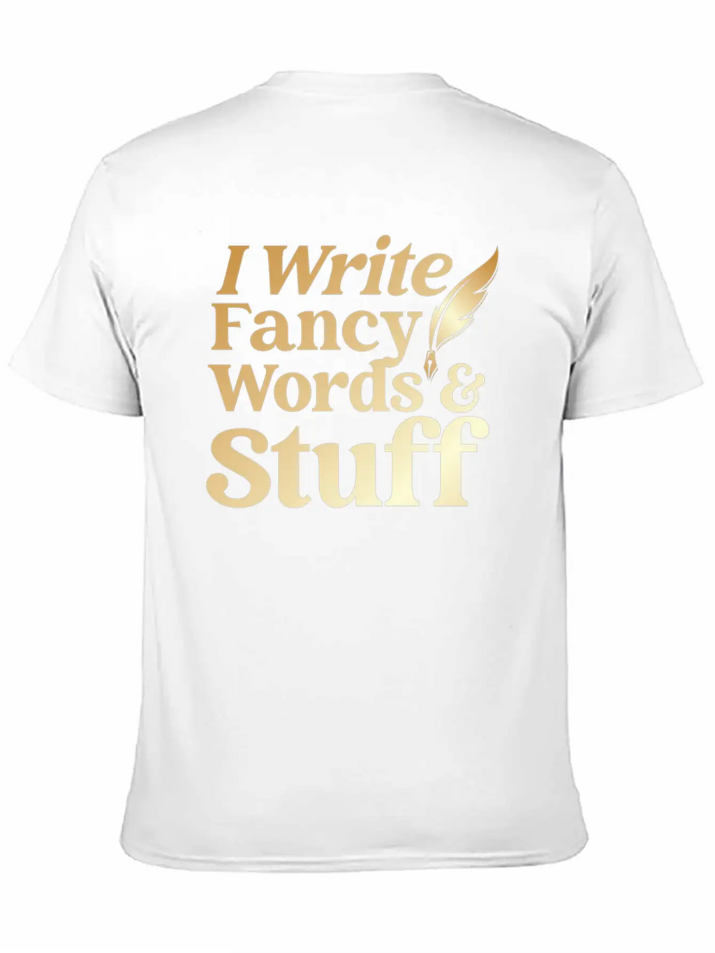 Writing Quill Novel Writer & Breathable Graphic T-Shirt – Perfect For Casual Days