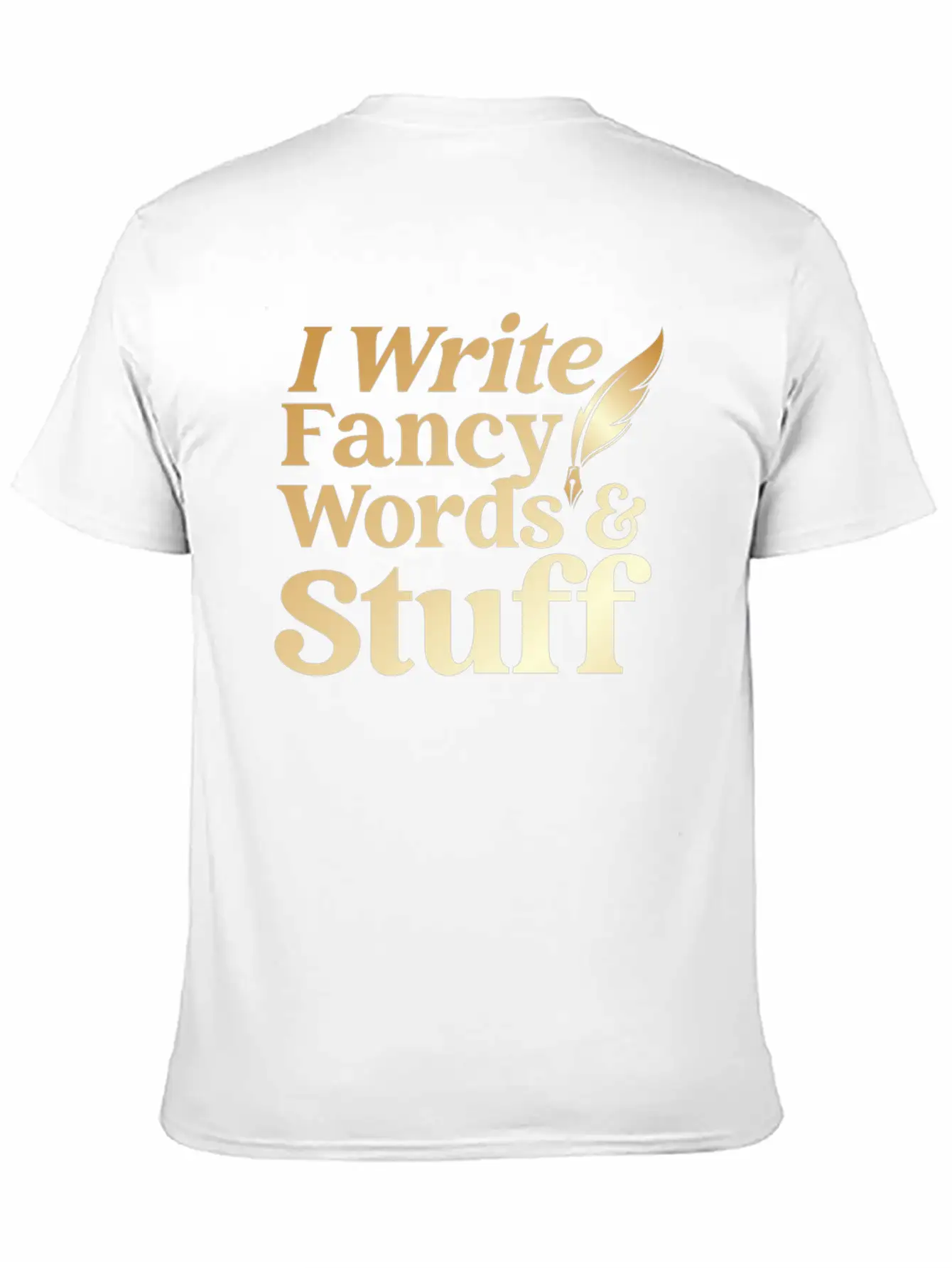 Writing Quill Novel Writer & Breathable Graphic T-Shirt – Perfect For Casual Days