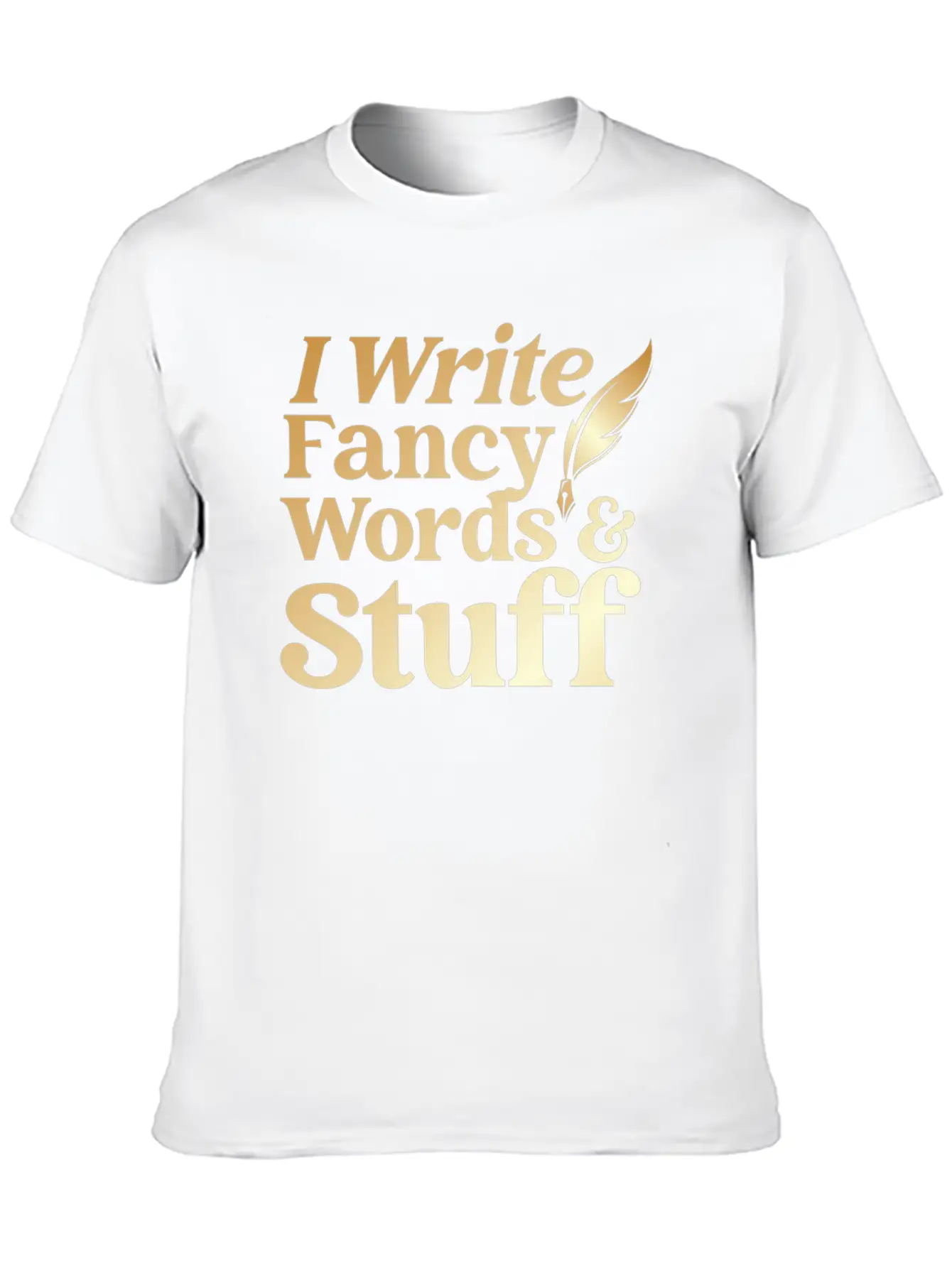 Writing Quill Novel Writer & Breathable Graphic T-Shirt – Perfect For Casual Days
