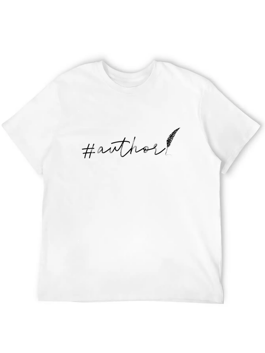 Writing Quill Novel Writer & Breathable Soft Cotton T-Shirt – Timeless Casual Look