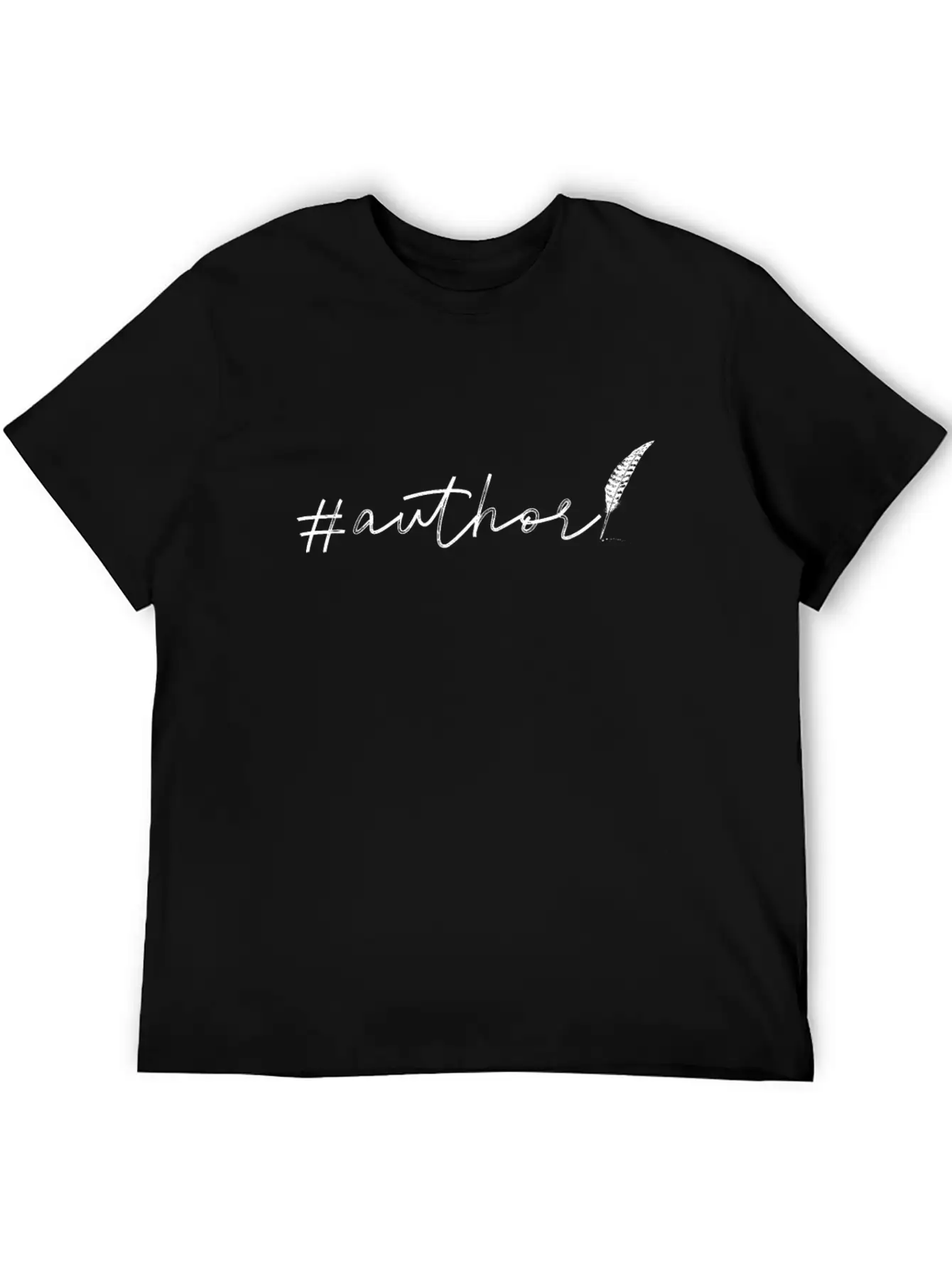 Writing Quill Novel Writer & Breathable Soft Cotton T-Shirt – Timeless Casual Look