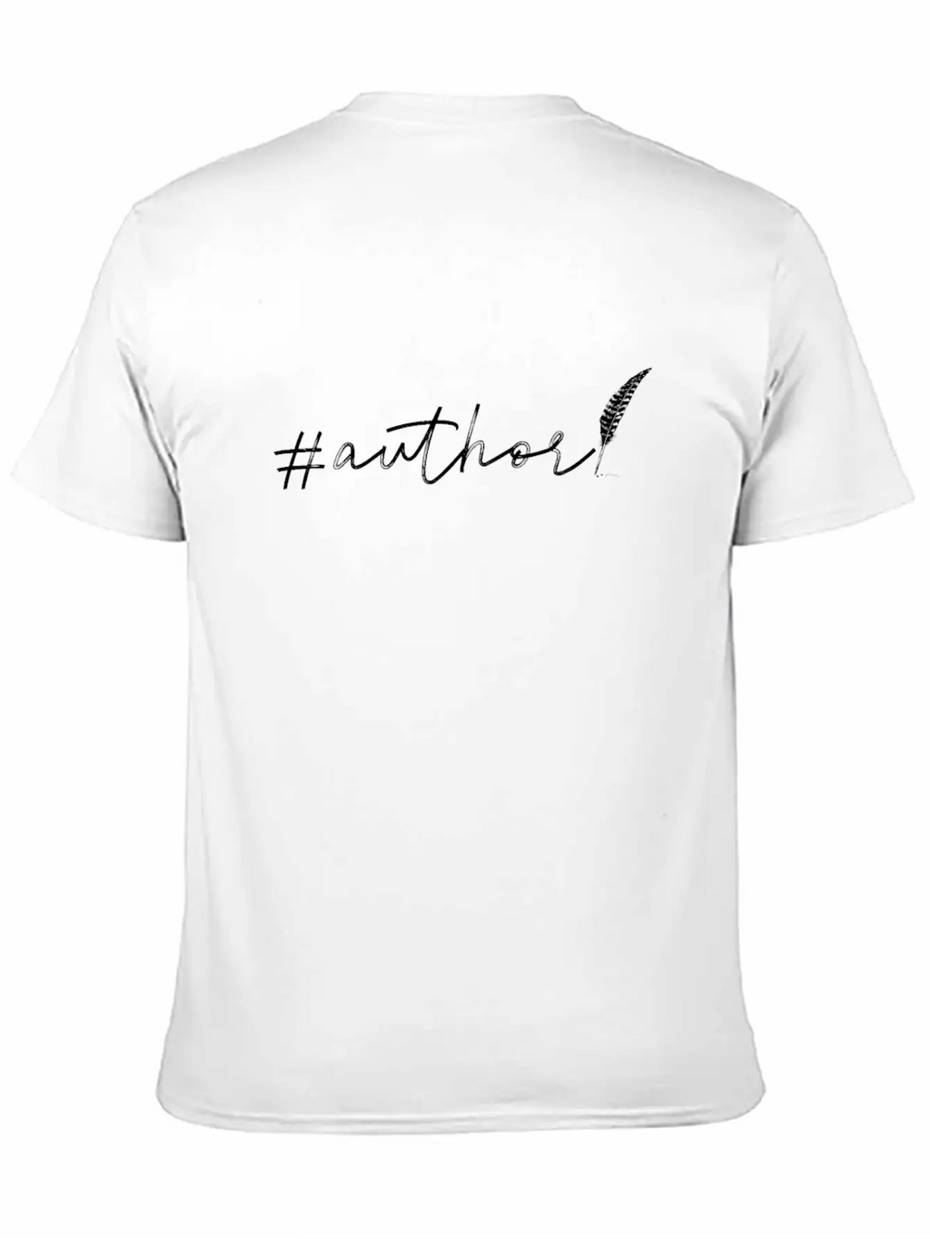 Writing Quill Novel Writer & Breathable Soft Cotton T-Shirt – Timeless Casual Look