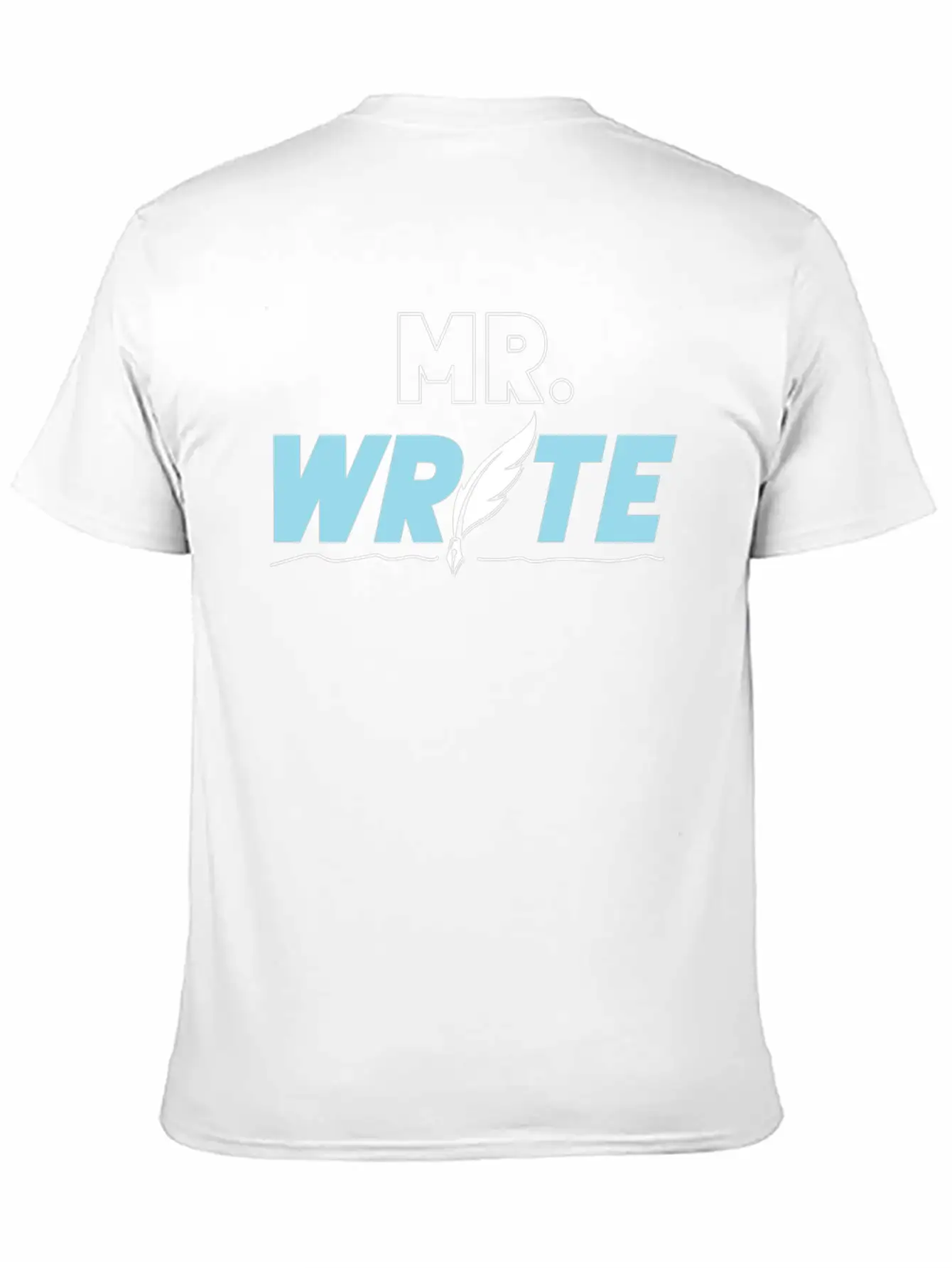 Writing Quill Novel Writer & Stylish Everyday T-Shirt – Unisex Basic Cotton Tee
