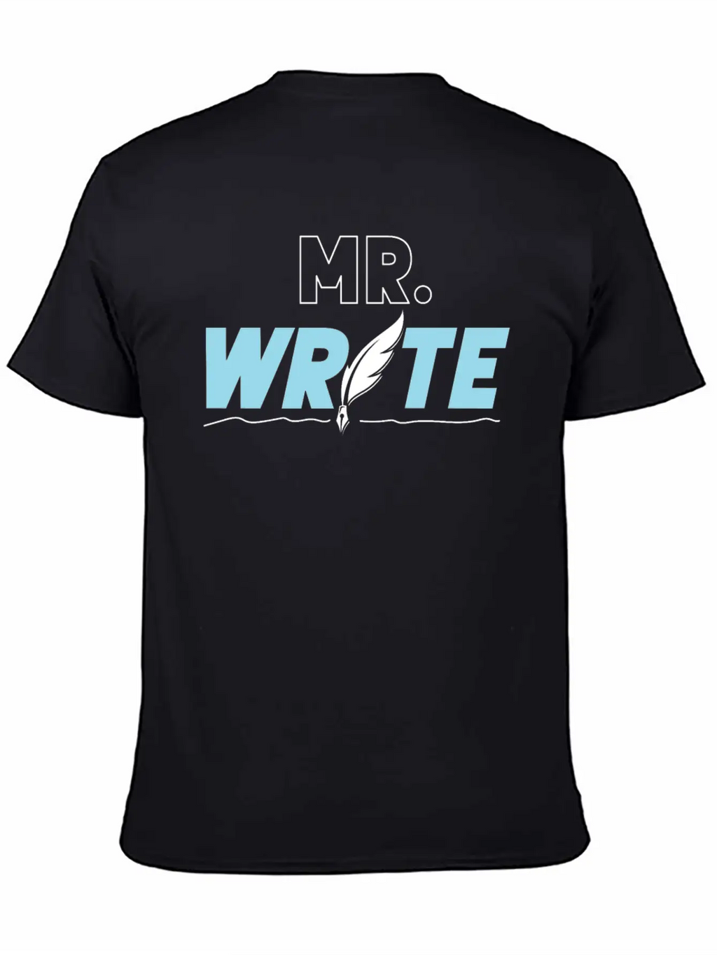 Writing Quill Novel Writer & Stylish Everyday T-Shirt – Unisex Basic Cotton Tee