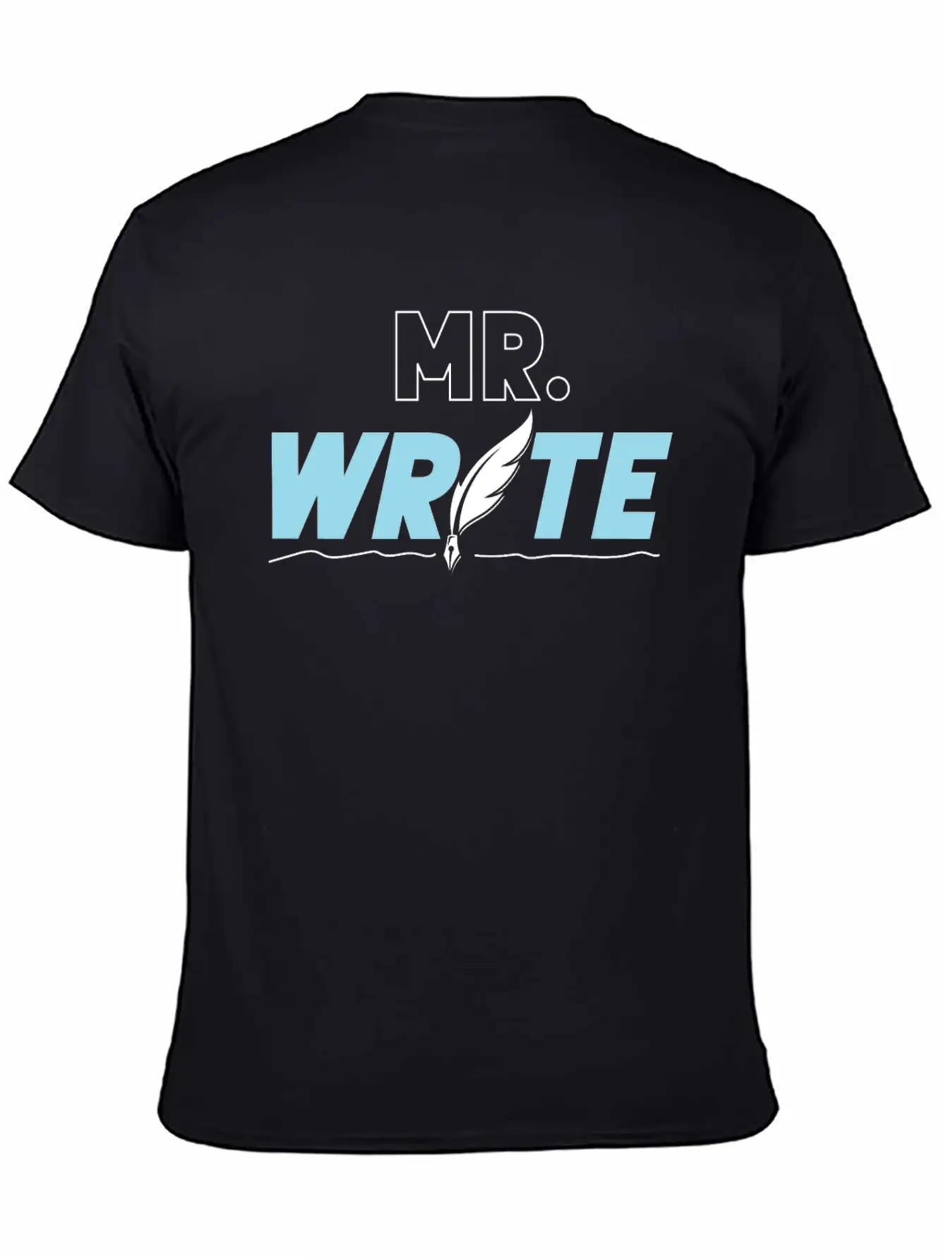 Writing Quill Novel Writer & Stylish Everyday T-Shirt – Unisex Basic Cotton Tee