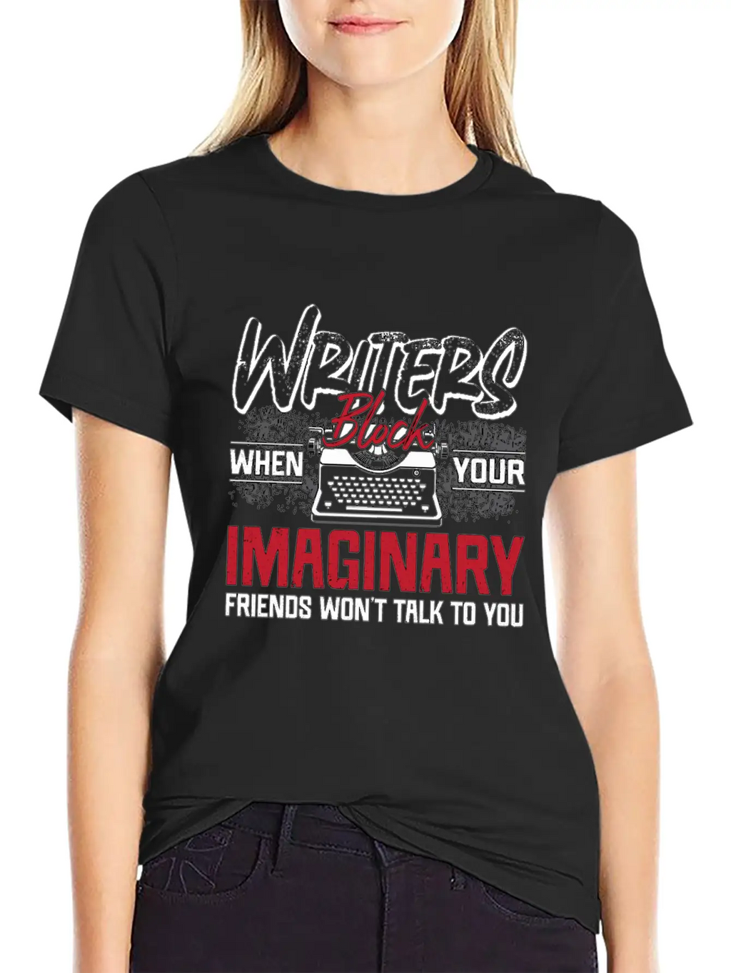 Writing Writers Block When Your Publisher Novelist Essential Cotton Tee For Daily Outfits – Unisex Style