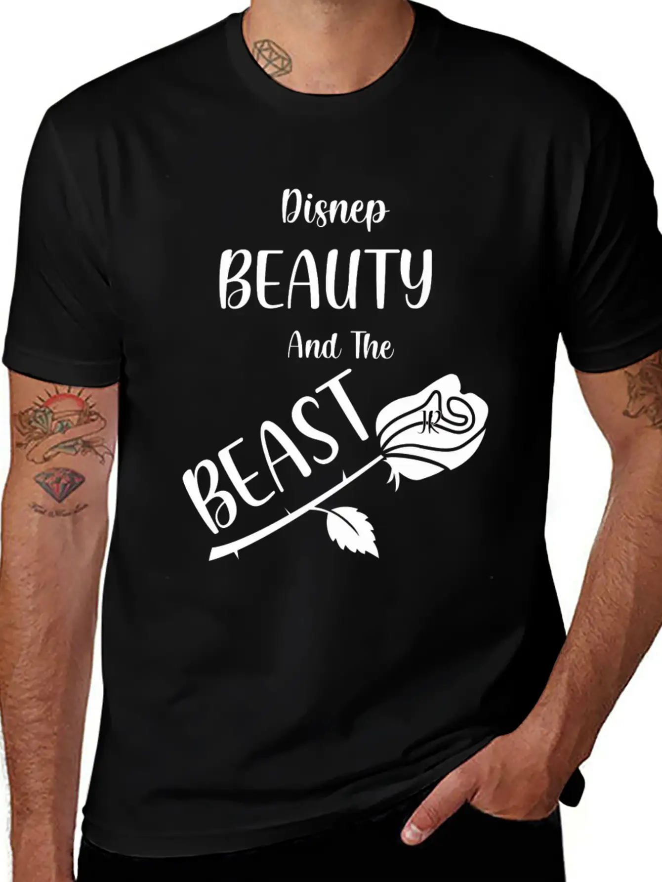 Wrt Beauty And The Beast Relaxed Everyday Tee – Lightweight And Durable Cotton