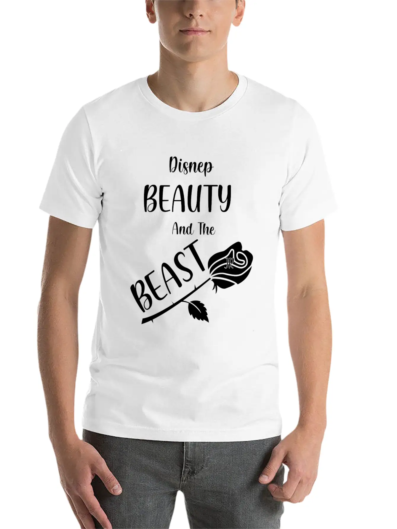 Wrt Beauty And The Beast Relaxed Everyday Tee – Lightweight And Durable Cotton
