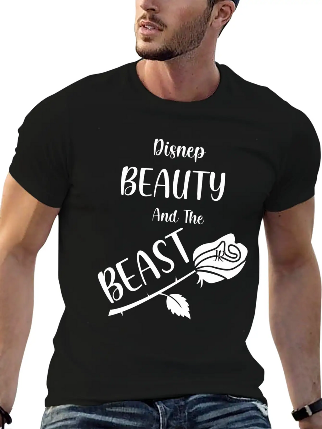 Wrt Beauty And The Beast Relaxed Everyday Tee – Lightweight And Durable Cotton
