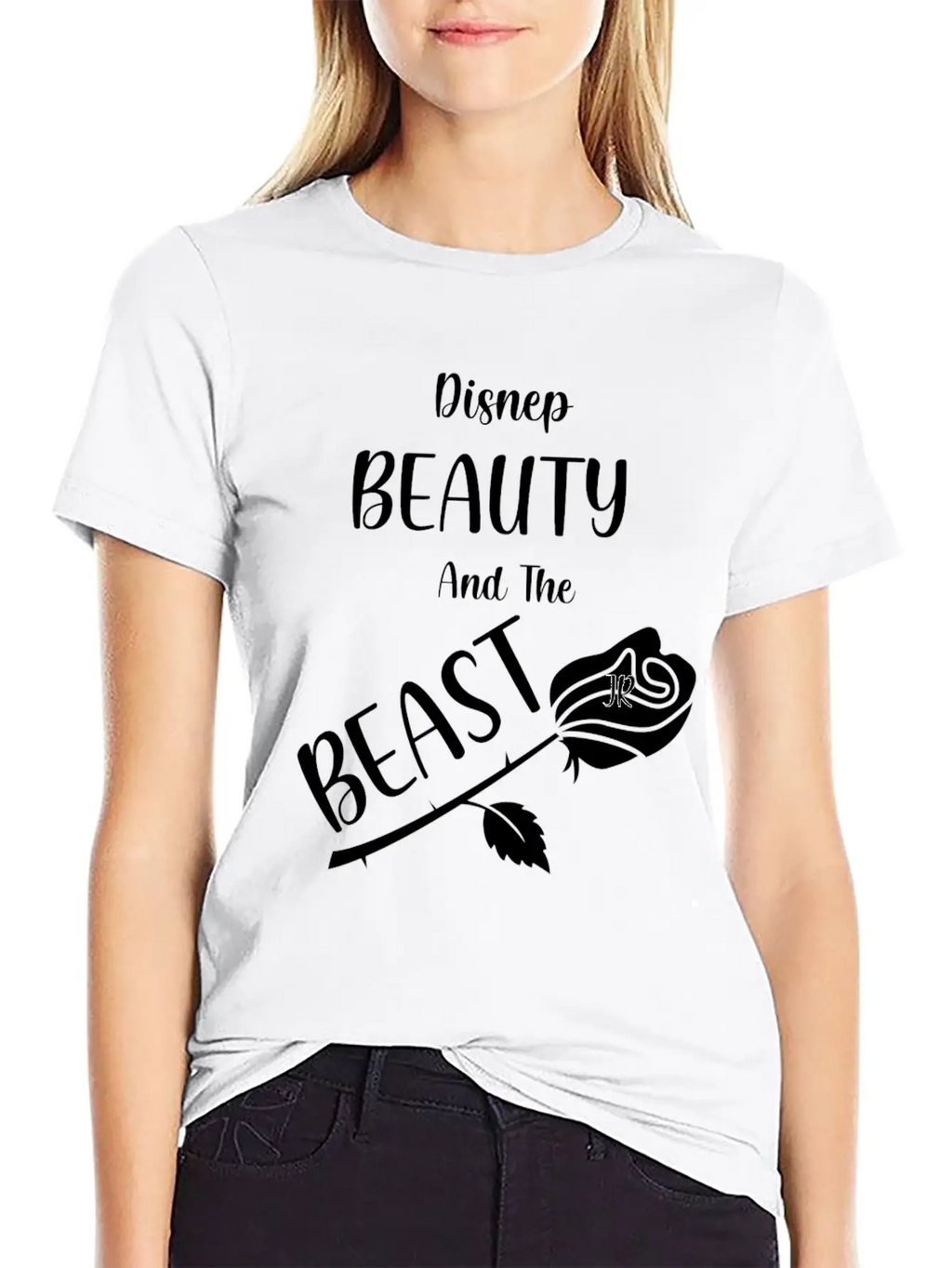 Wrt Beauty And The Beast Relaxed Everyday Tee – Lightweight And Durable Cotton