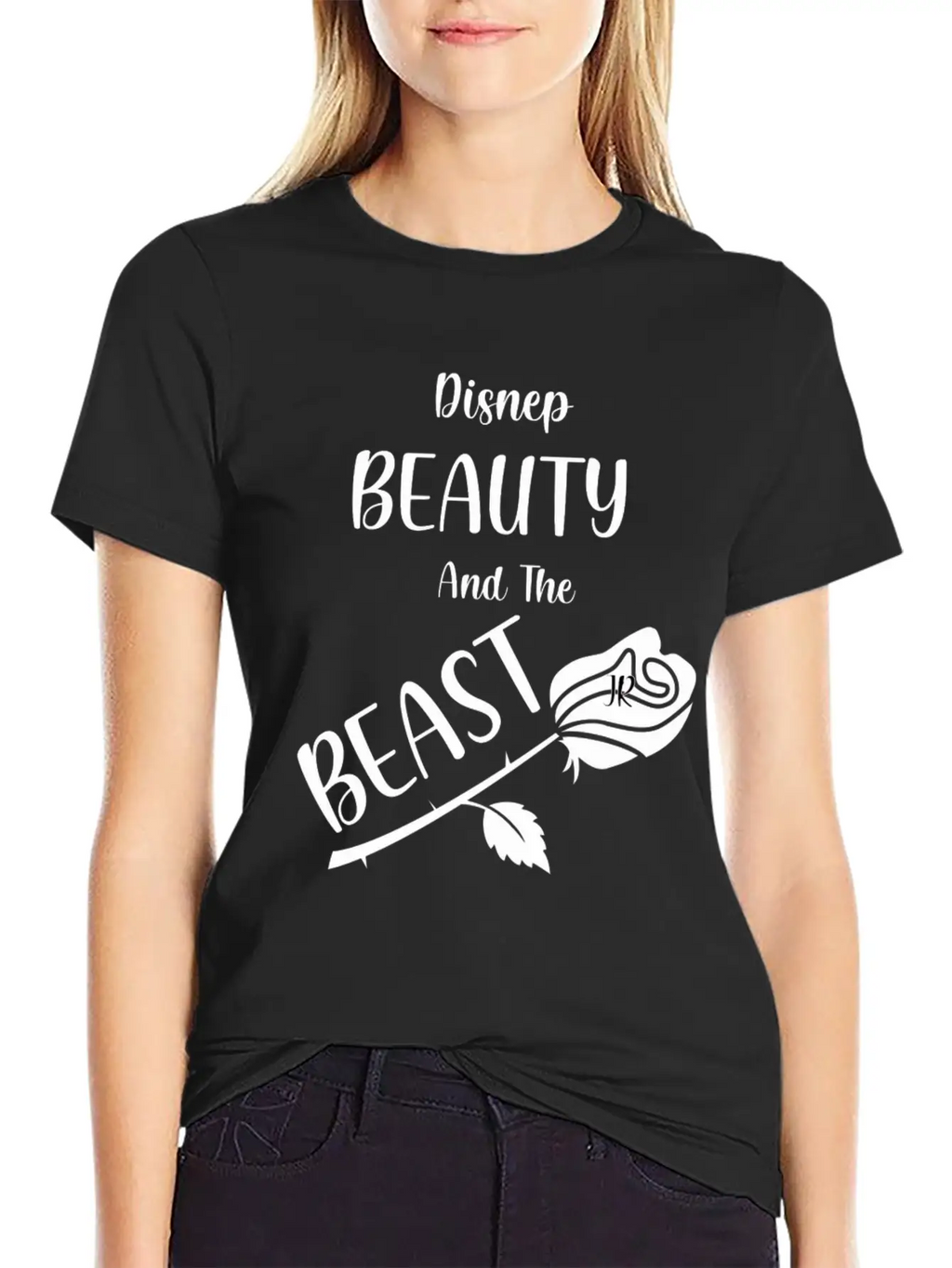 Wrt Beauty And The Beast Relaxed Everyday Tee – Lightweight And Durable Cotton