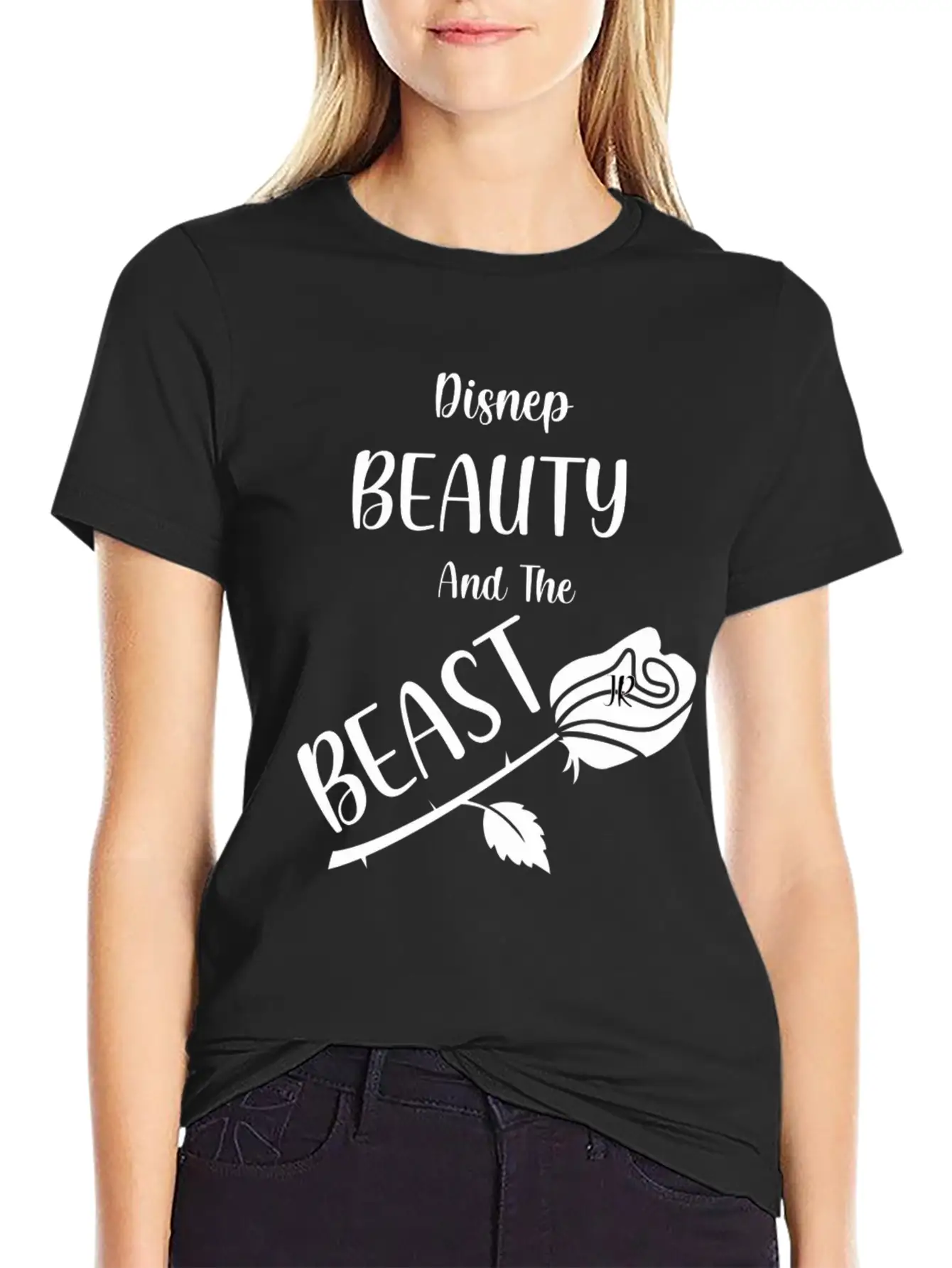 Wrt Beauty And The Beast Relaxed Everyday Tee – Lightweight And Durable Cotton
