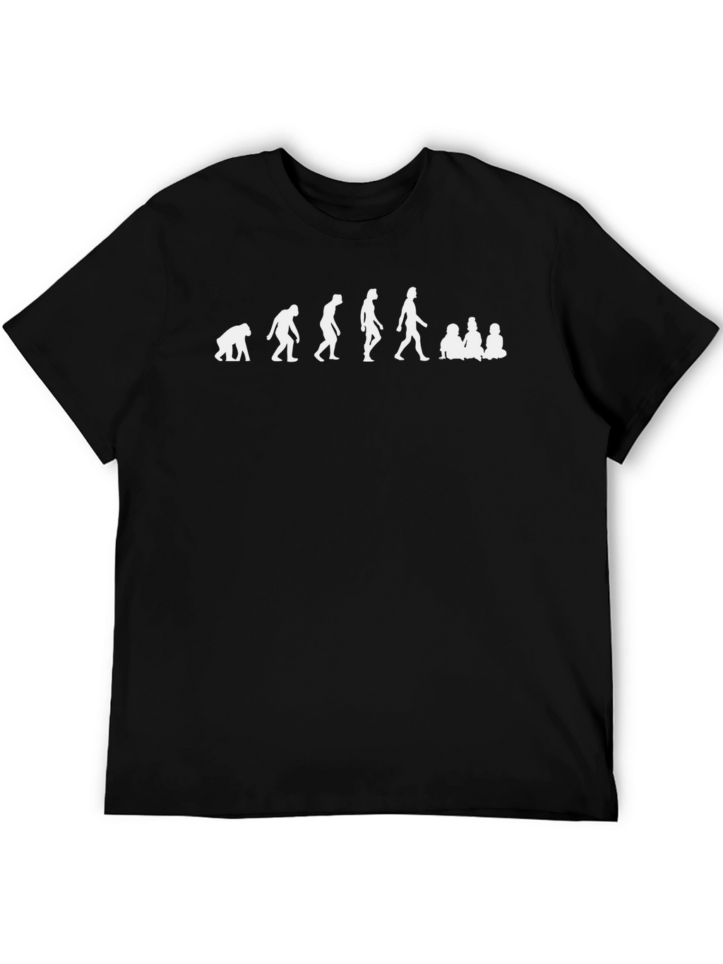 Evolution to Parenthood Black T-Shirt