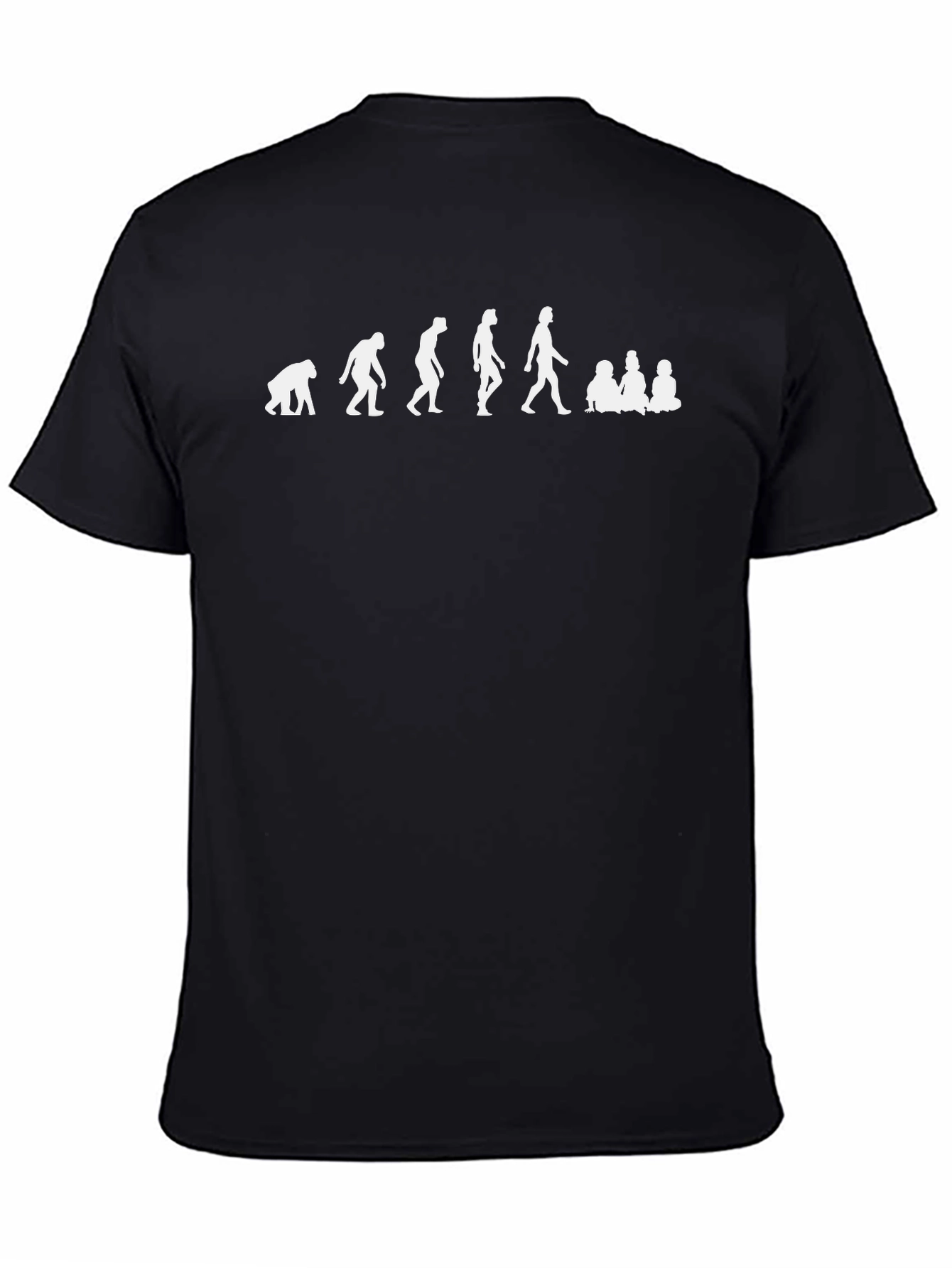 Evolution to Parenthood Black T-Shirt