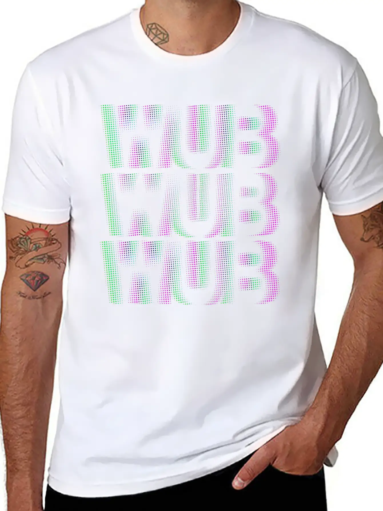 Wub Wub Wub Dubstep Riddim Stylish Everyday T-Shirt – Unisex Basic Cotton Tee