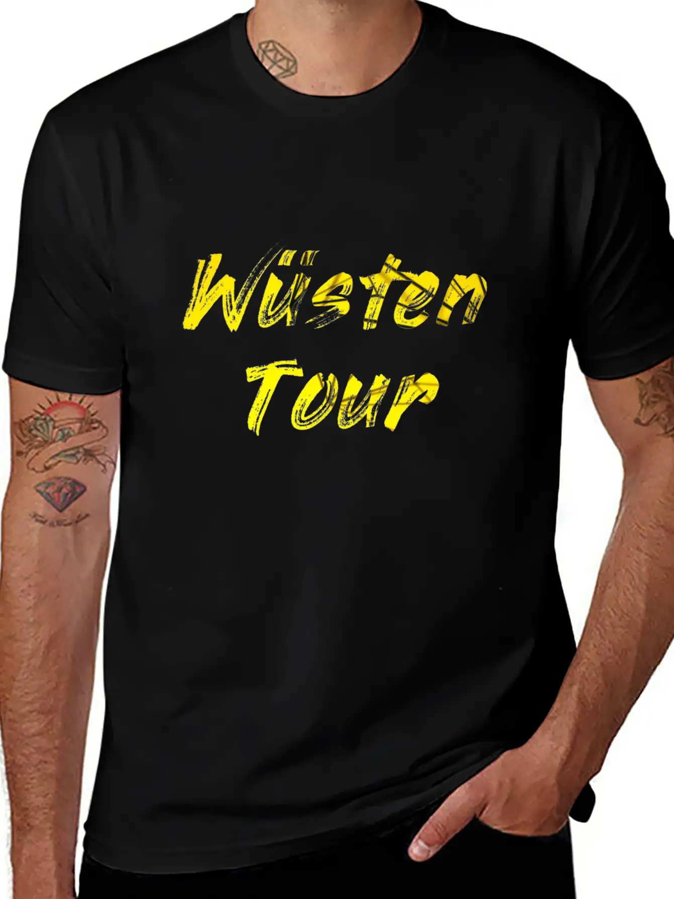 Wusten Tour Breathable Soft Cotton T-Shirt – Timeless Casual Look