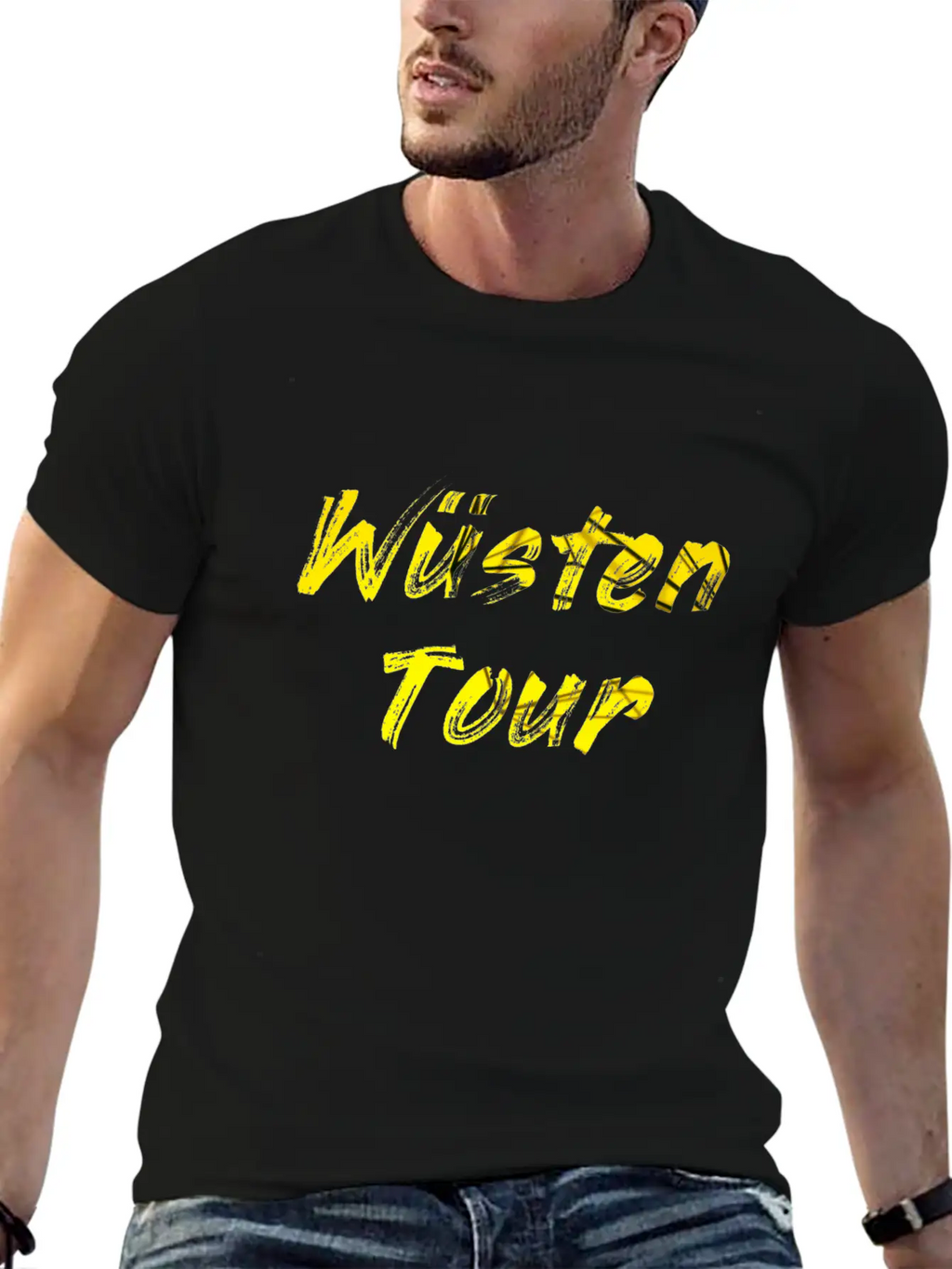 Wusten Tour Breathable Soft Cotton T-Shirt – Timeless Casual Look