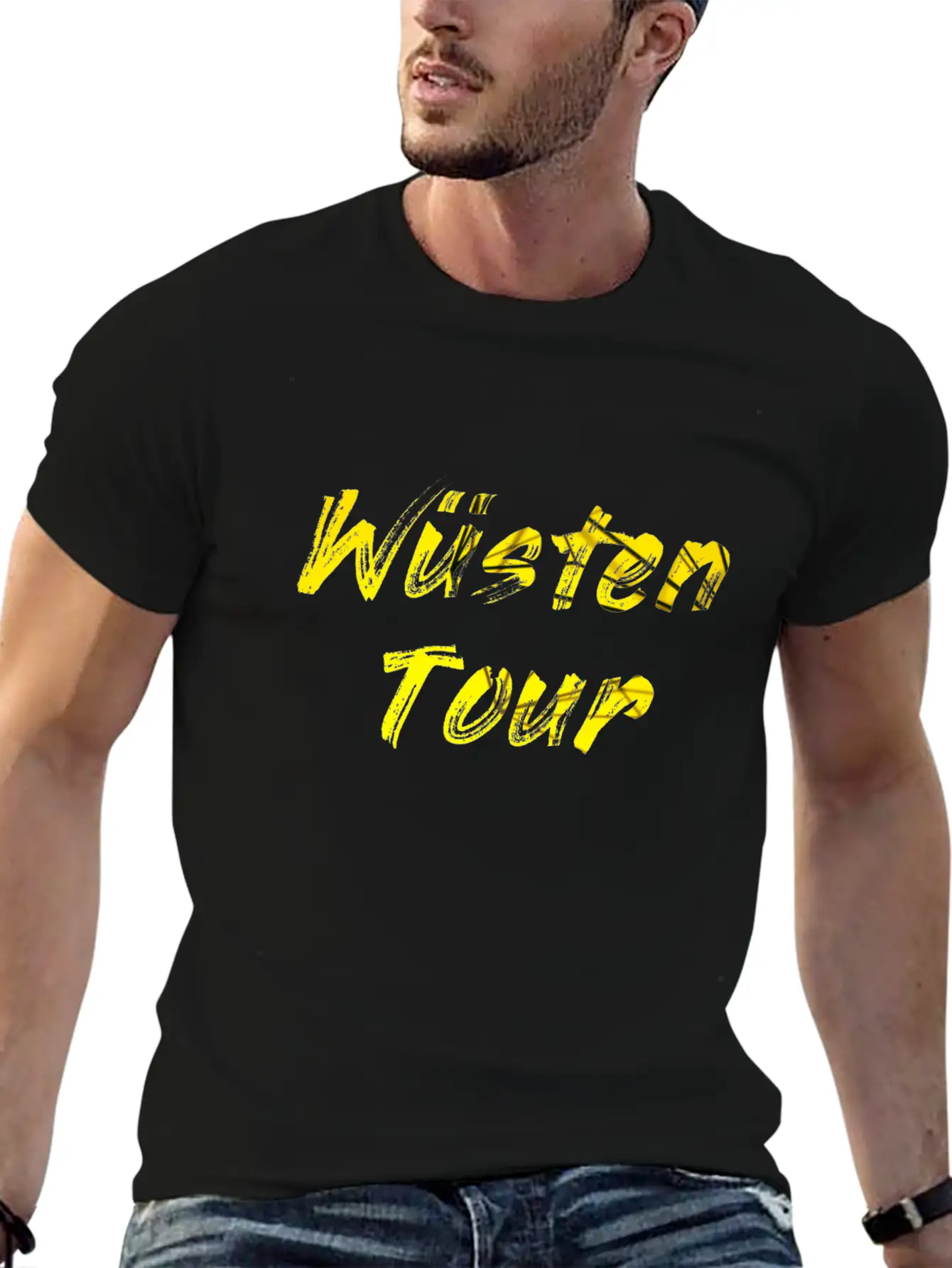 Wusten Tour Breathable Soft Cotton T-Shirt – Timeless Casual Look